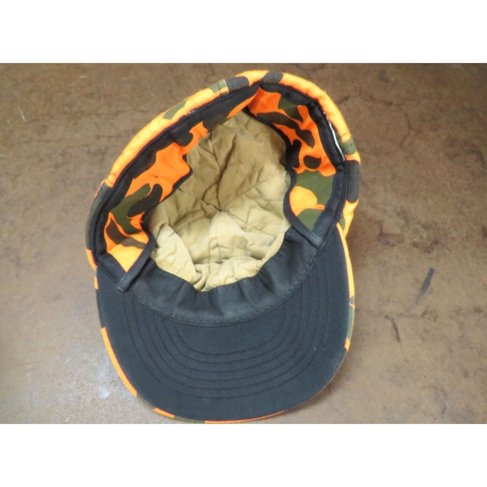 Vintage VINTAGE Cabela's Orange Camo Hat Adult Medium Deer hunting warm USA Size ONE SIZE - 6 Thumbnail