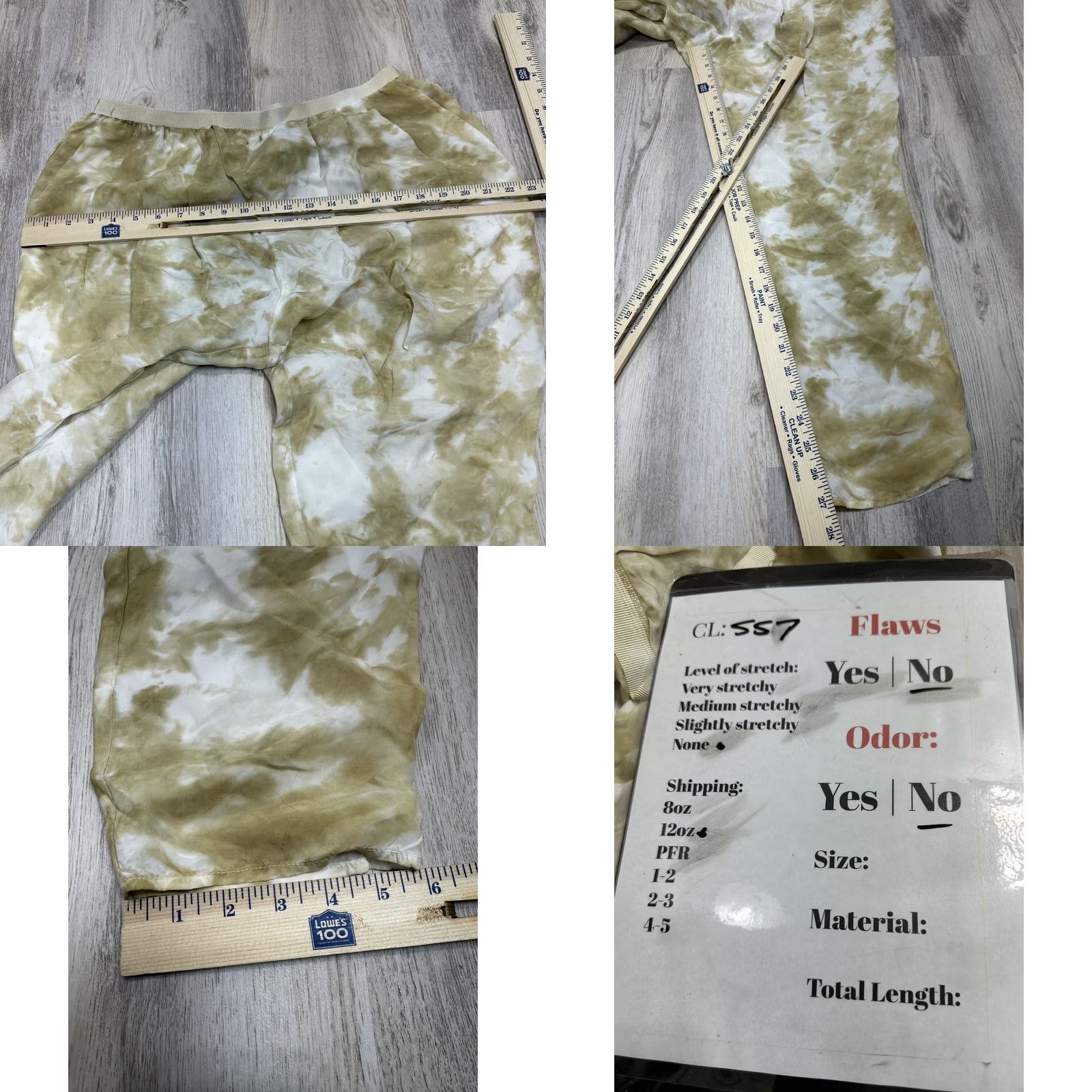 Vintage Womens Corey Lynn Calter Pants Beige Gold Cupro Pull On Relaxed Lightweight Sz L Pants Womens Lifestyle 90s Size 24" / US 00 / IT 34 - 8 Thumbnail