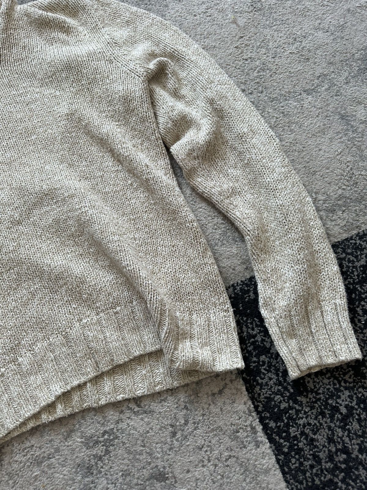 Polo Ralph Lauren Polo Ralph Lauren Vintage Hand Knit Cable Knit Turtleneck Size US XL / EU 56 / 4 - 4 Thumbnail