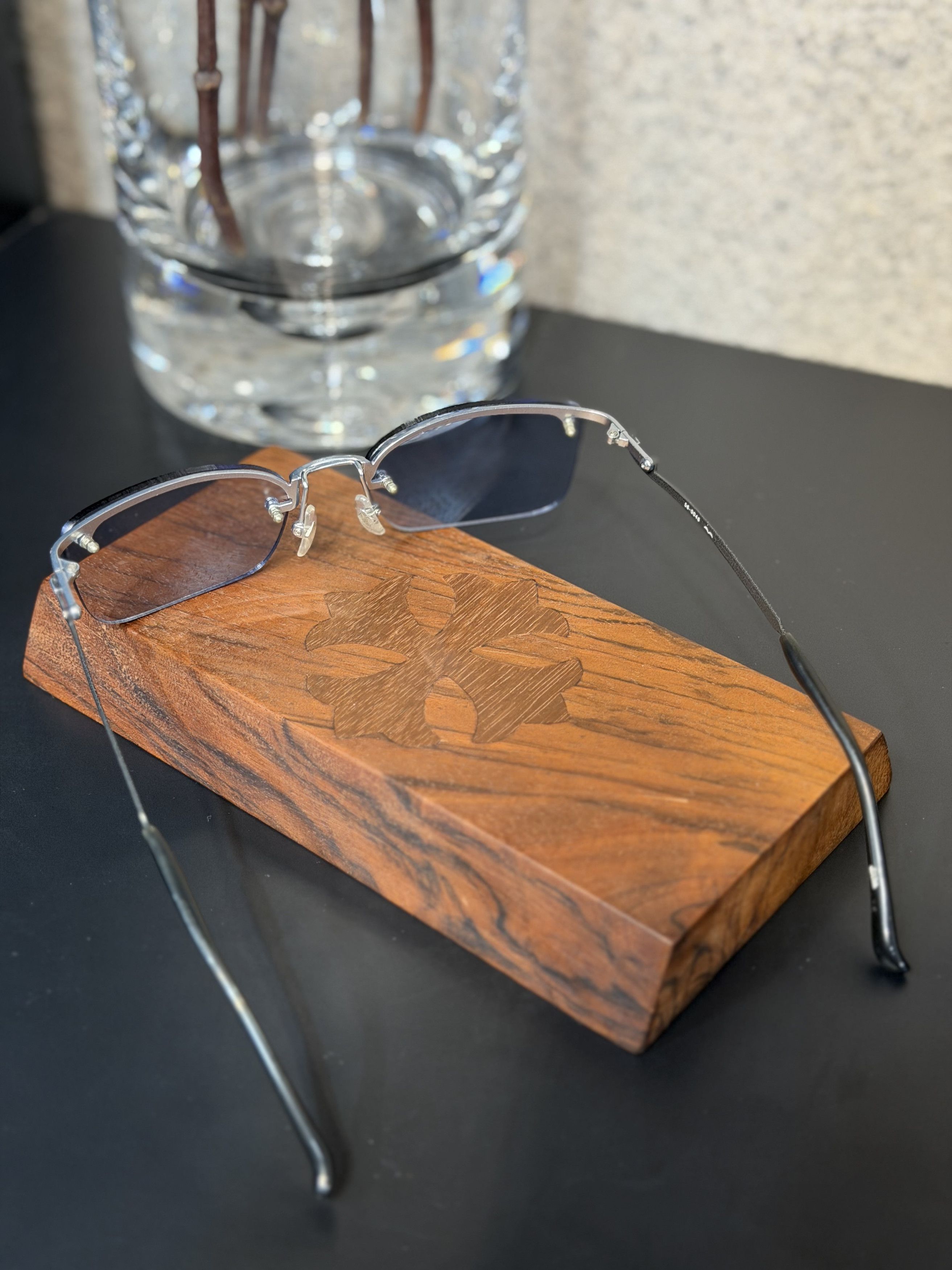 Jean Paul Gaultier Jean Paul Gaultier 56-0046 Blue half-rimless Sunglasses Size ONE SIZE - 2 Thumbnail