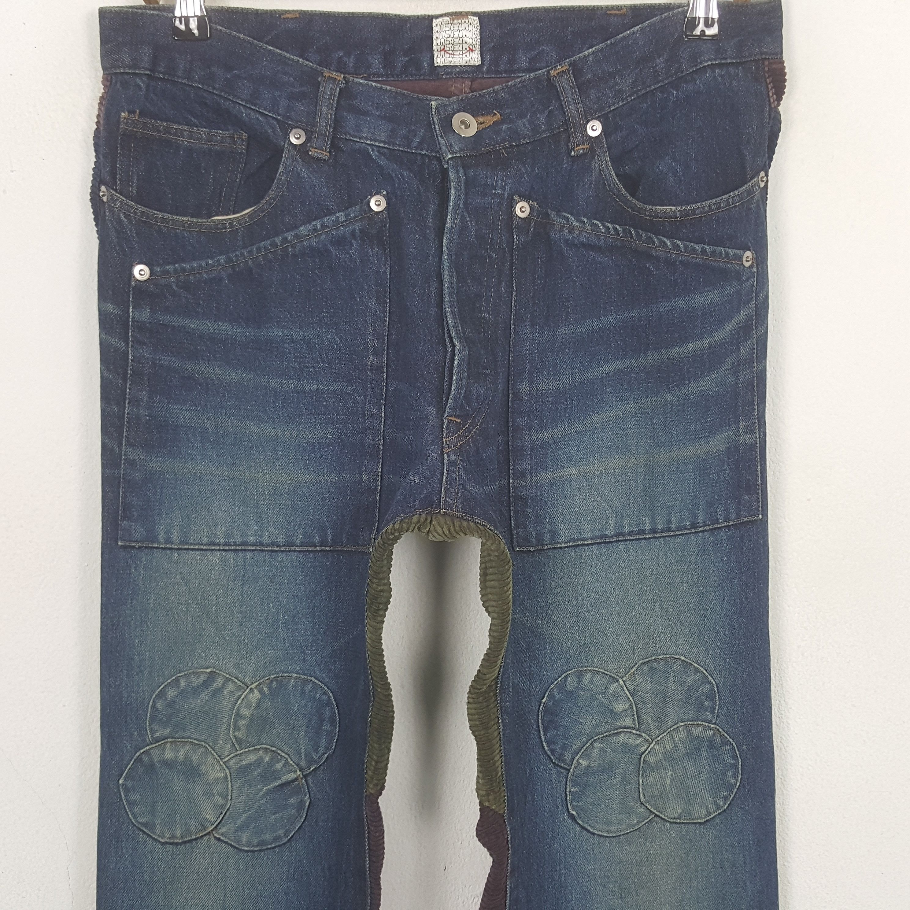 Japanese Brand Vintage Waste Twice Japanese Brand Denim Jeans RR27 Size US 32 / EU 48 - 2 Thumbnail