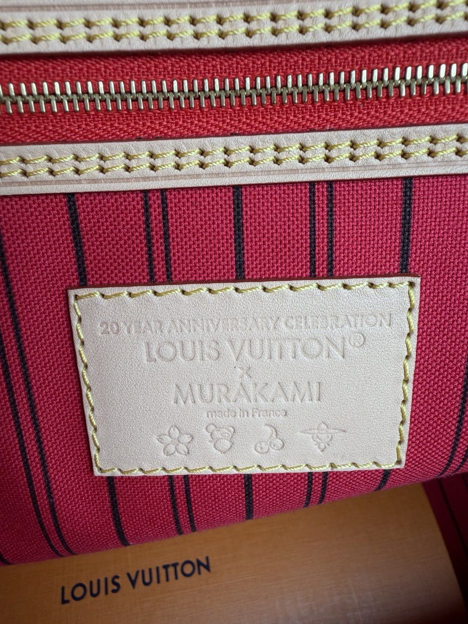 Louis Vuitton × Takashi Murakami Louis Vuitton X Takashi Murakami Cherry Neverfull Size ONE SIZE - 3 Thumbnail