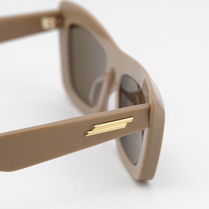 Bottega Veneta Bottega Veneta BV1283S 003 Sunglasses Brown Square Frame Size ONE SIZE - 7 Thumbnail