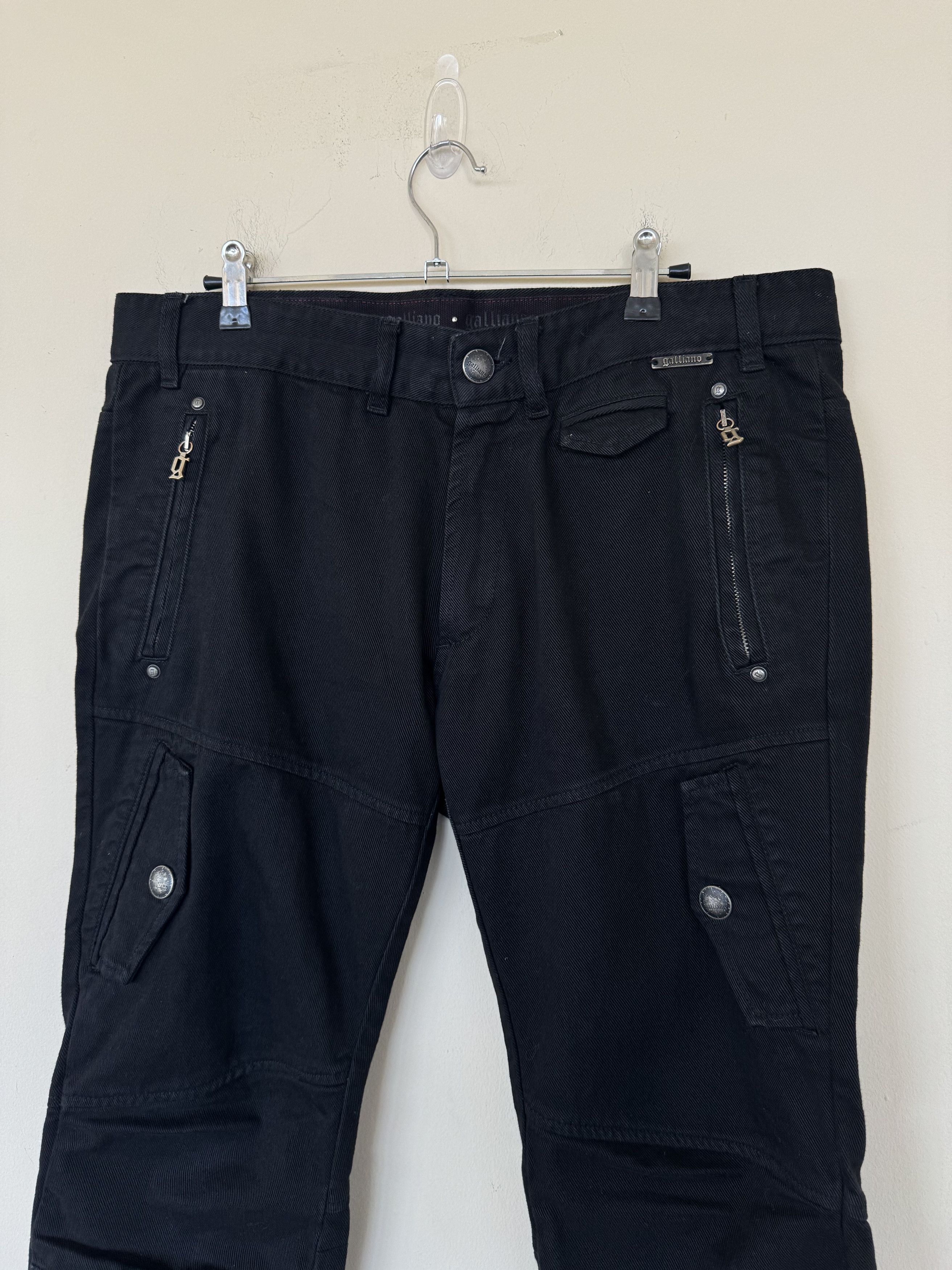 John Galliano Galliano pants x biker jeans Size US 34 / EU 50 - 2 Thumbnail
