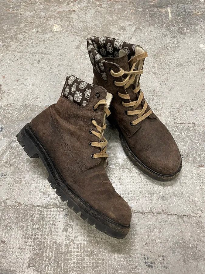 Dolce & Gabbana 2000s Dolce & Gabbana Brown Premium Leather Boots Size US 9 / EU 42 - 5 Thumbnail
