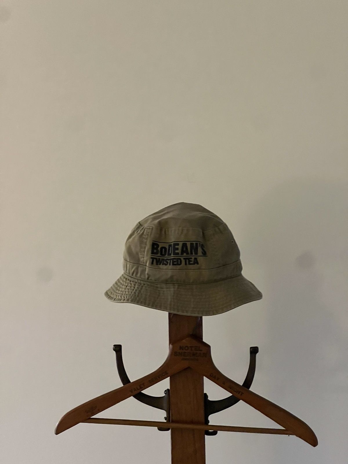 image of Vintage Bodean’S Twisted Tea Bucket Hat in Green, Men's