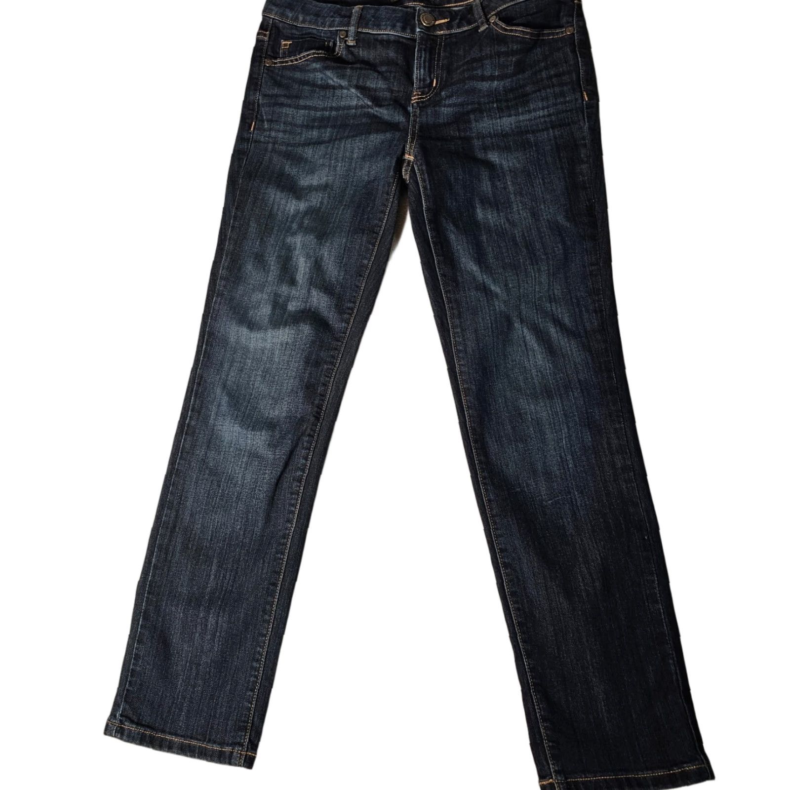 Vintage Simply Vera Wang Jeans Capri Size 4 Denim Dark Wash Stretch Body? Wait Size 27" / US 4 / IT 40 - 1 Thumbnail