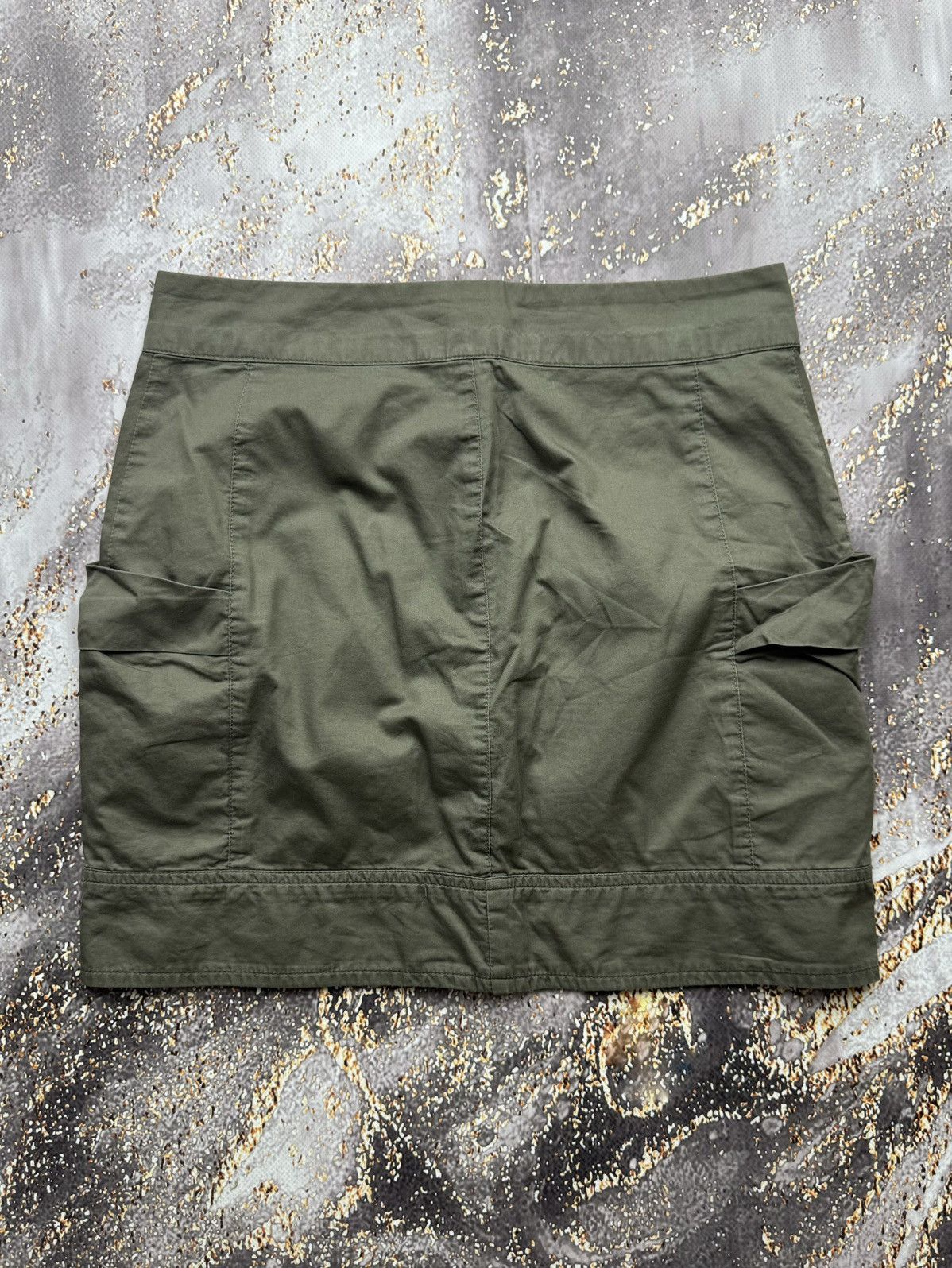 Japanese Brand Vintage Bondage Cargo Mini Skirt Size 26" / US 2 / IT 38 - 5 Thumbnail