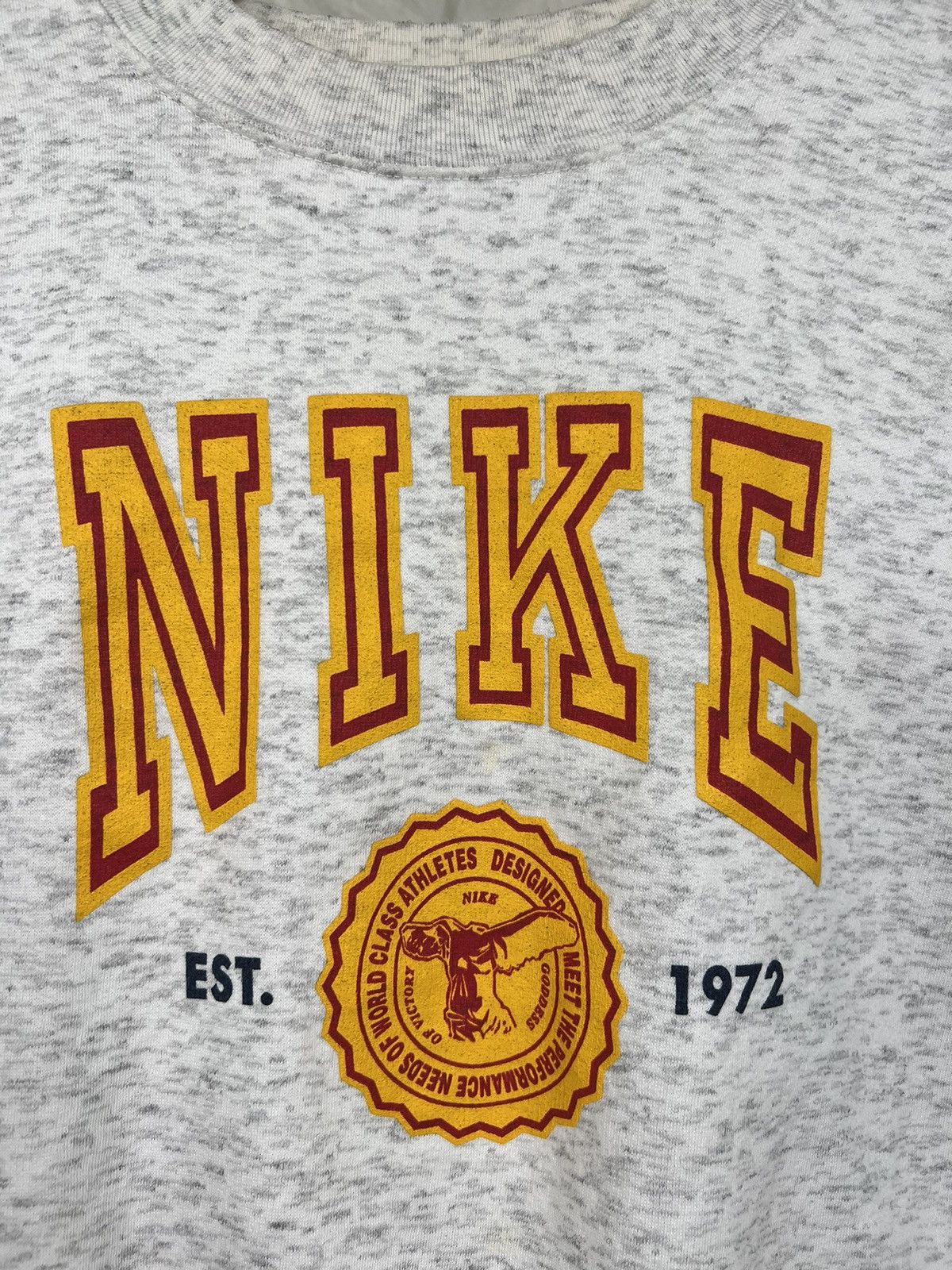 Nike × Vintage Vintage Nike Sweatshirt 90s Big Logo Size US S / EU 44-46 / 1 - 3 Thumbnail