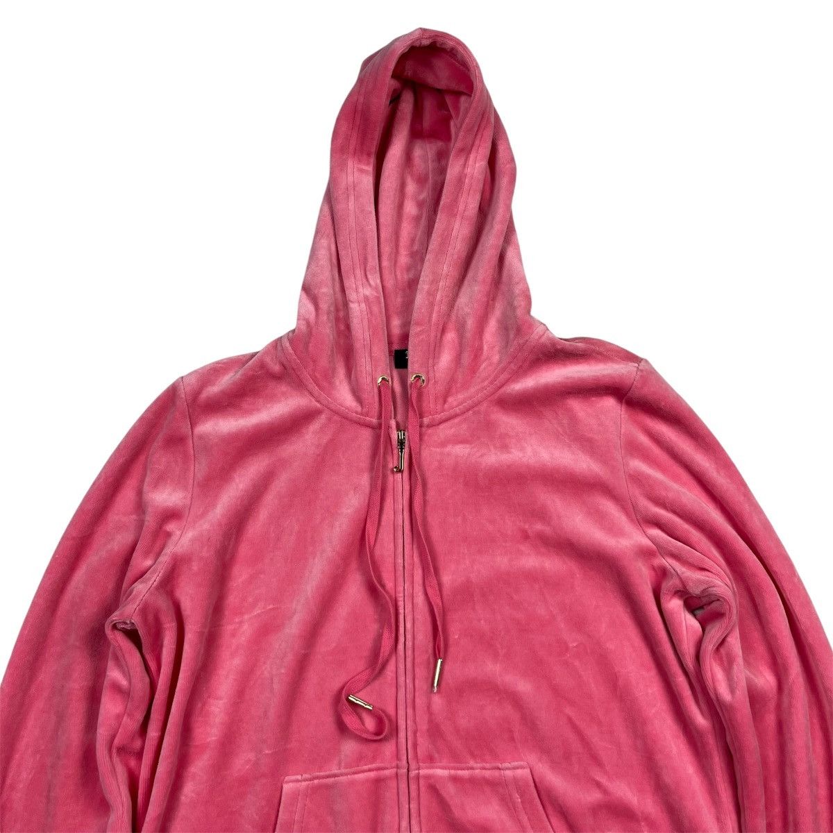 Juicy Couture Juicy Couture Black Label Zip Hoodie Velour Pink Size L / US 10 / IT 46 - 6 Thumbnail