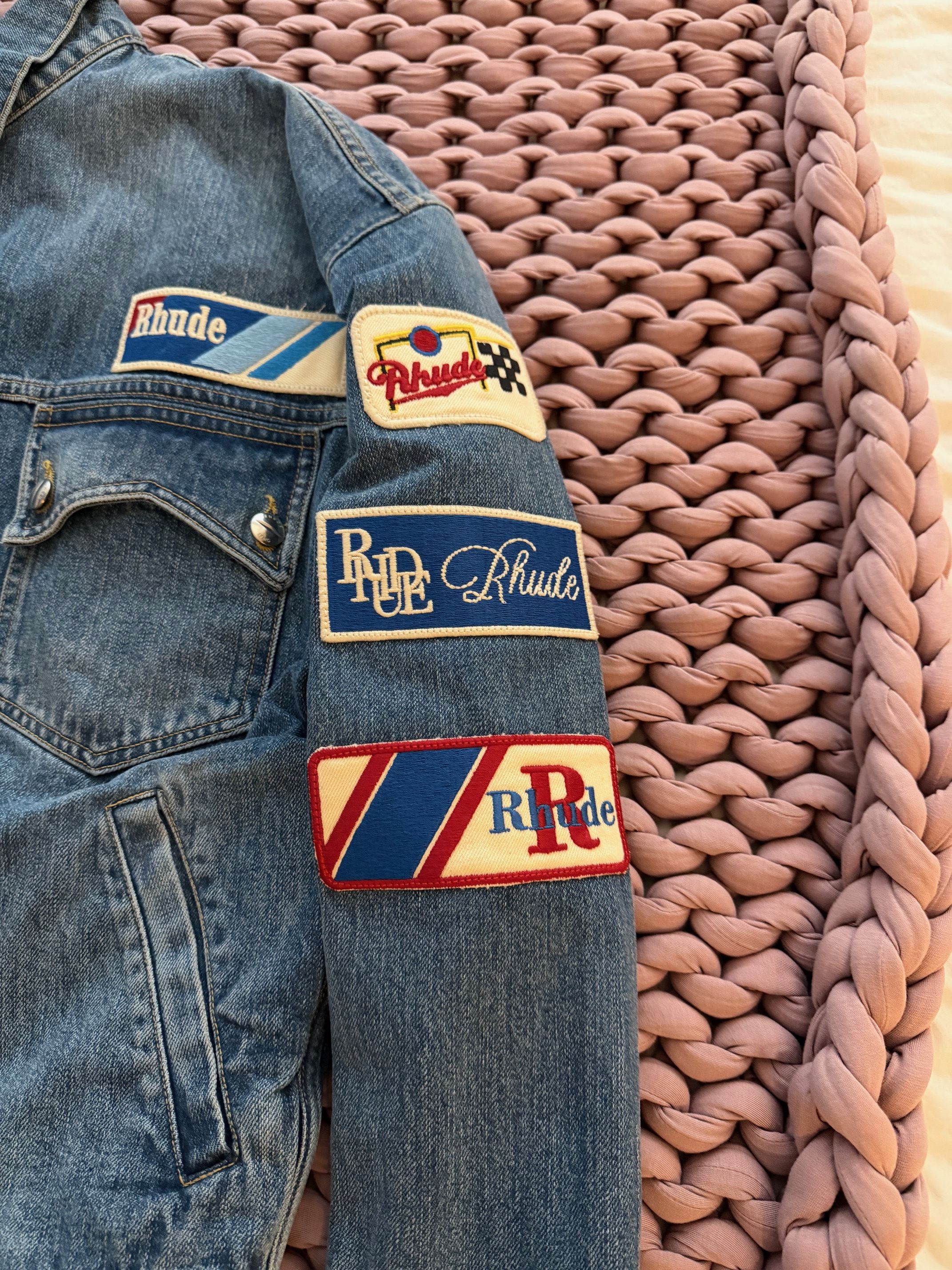 Rhude Rhude Denim Jacket - Size XL Size US XL / EU 56 / 4 - 4 Thumbnail