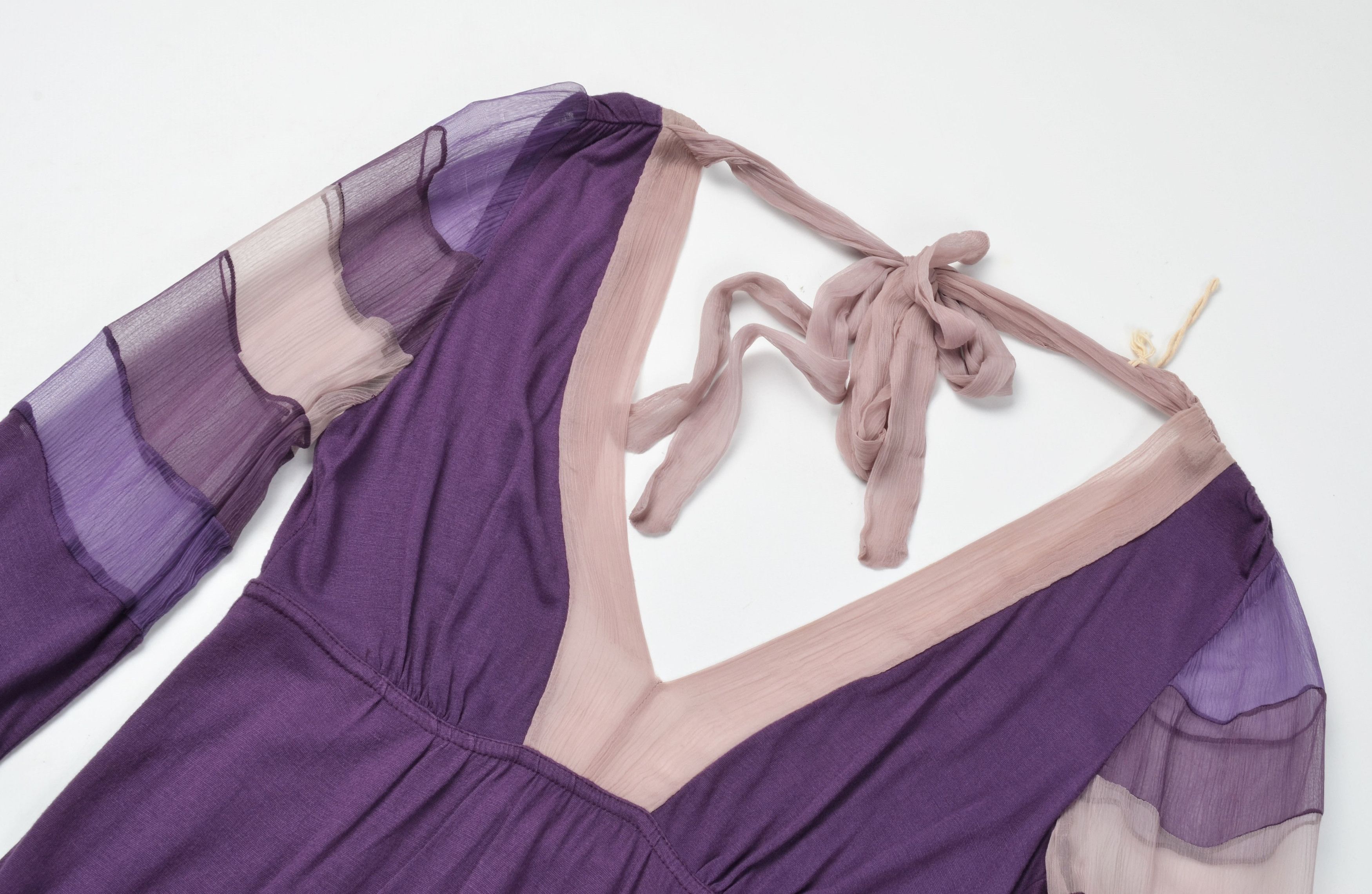 Designer × Miss Sixty Miss Sixty Vintage Y2K Coquette Fairy Mesh Sleeves Dress Size S / US 4 / IT 40 - 5 Thumbnail