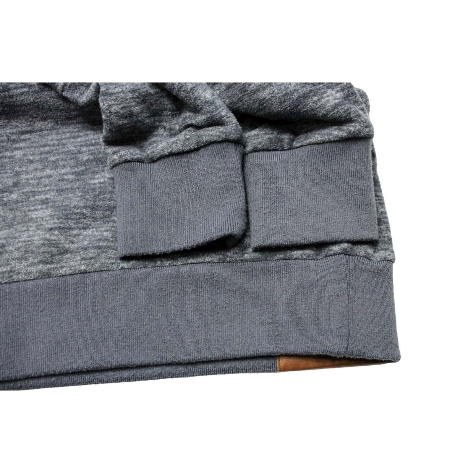 Vintage NAKETANO Hoodie Women's MEDIUM Pullover Fleece Hooded Melange Blue Size M / US 6-8 / IT 42-44 - 5 Thumbnail