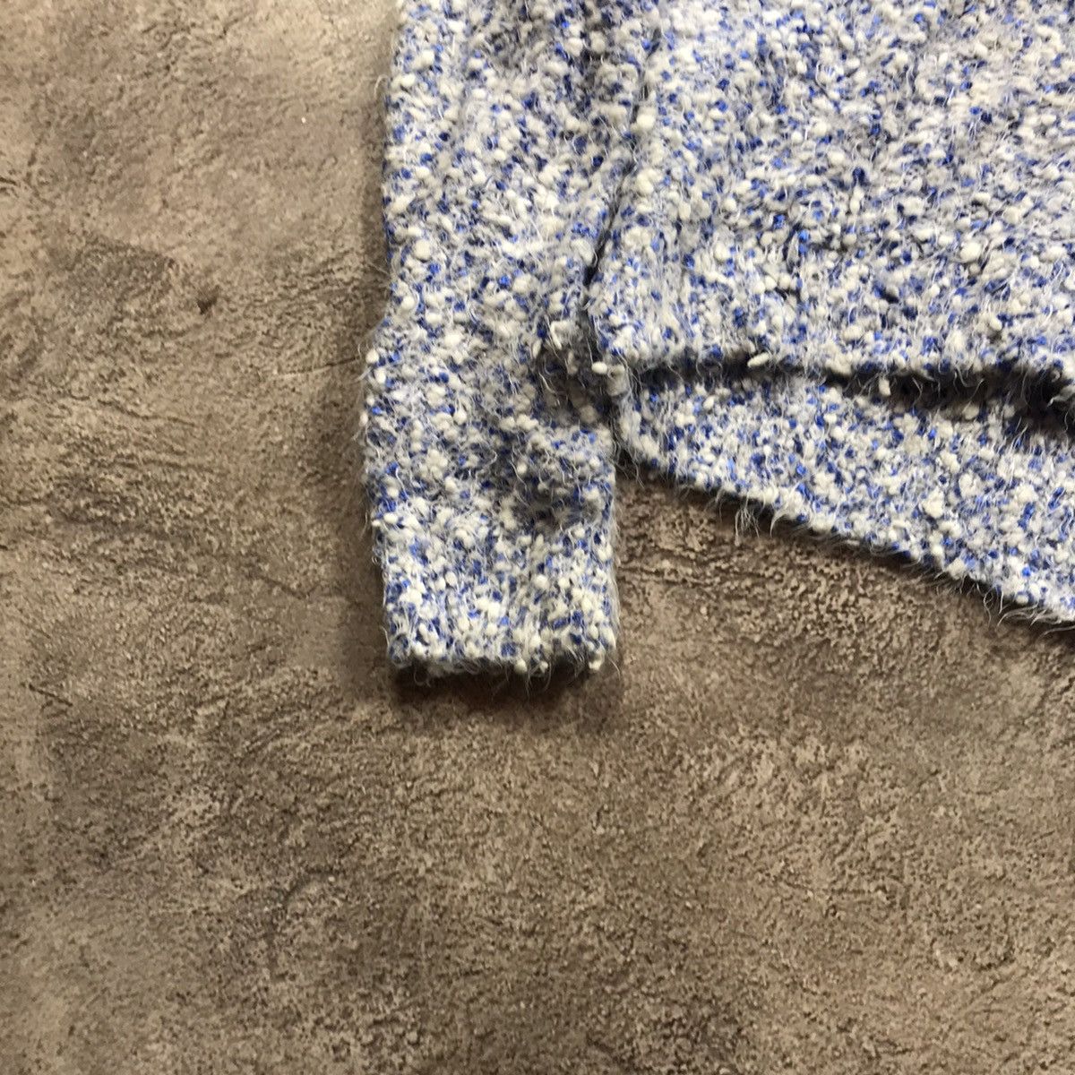 Japanese Brand Vintage Y2K ABSTRACT MOHAIR SWEATER Knitted Oversized 90s Size M / US 6-8 / IT 42-44 - 4 Thumbnail