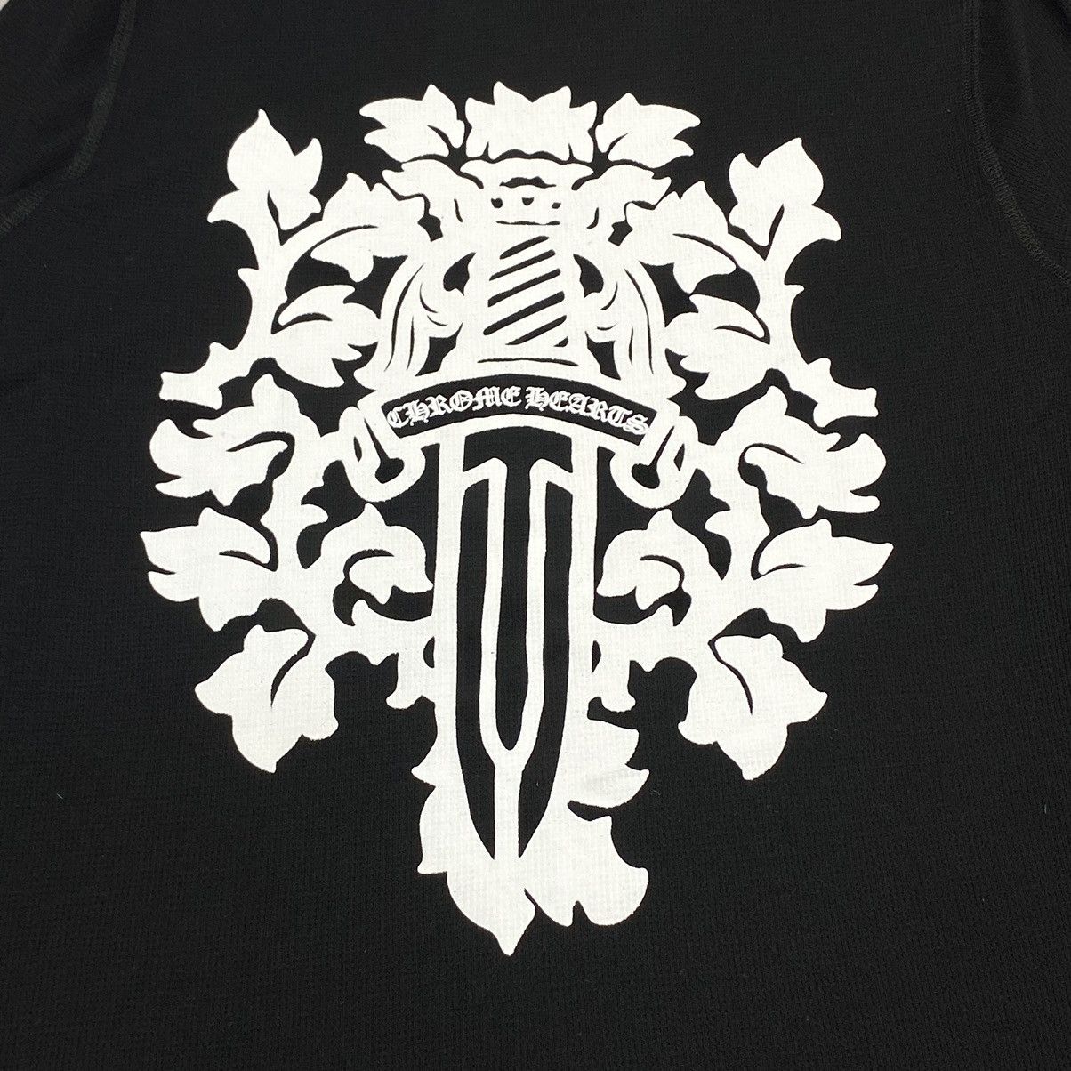 Chrome Hearts Chrome Hearts Dagger Thermal long t-shirt black Size L / US 10 / IT 46 - 4 Thumbnail
