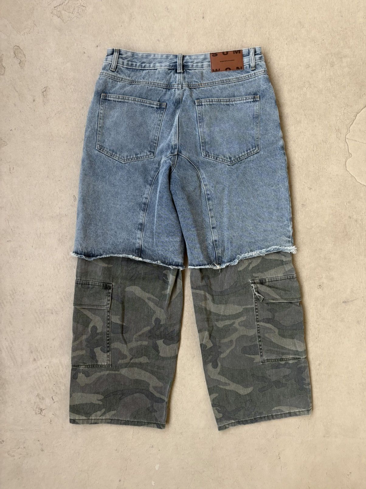 Other Two-Tone Rework Denim (straight leg fit) Size US 33 - 4 Thumbnail