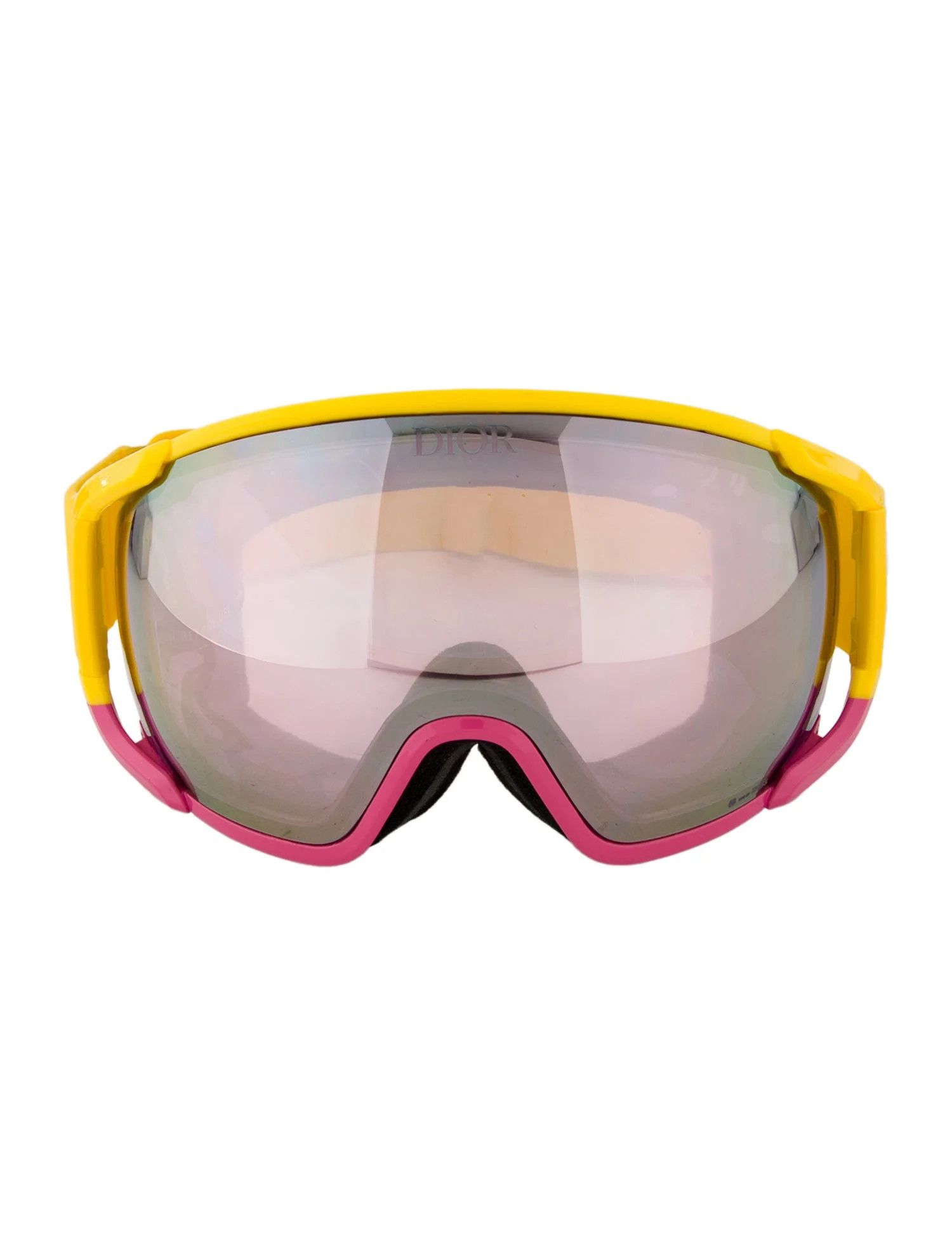 Dior DIOR Ski Goggles Zonula POC Glasses Mask Logo Yellow Pink Size ONE SIZE - 7 Thumbnail