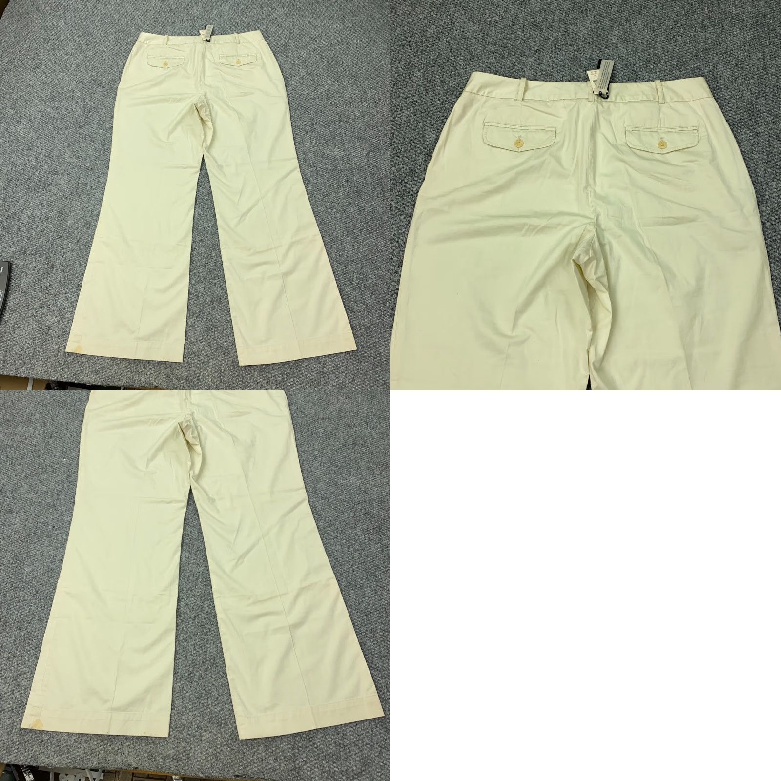 Talbots Talbots Heritage Ankle Pants Womens Size 14 Ivory Stretch Slacks Trousers Size 25" / US 0 / IT 36 - 10 Thumbnail