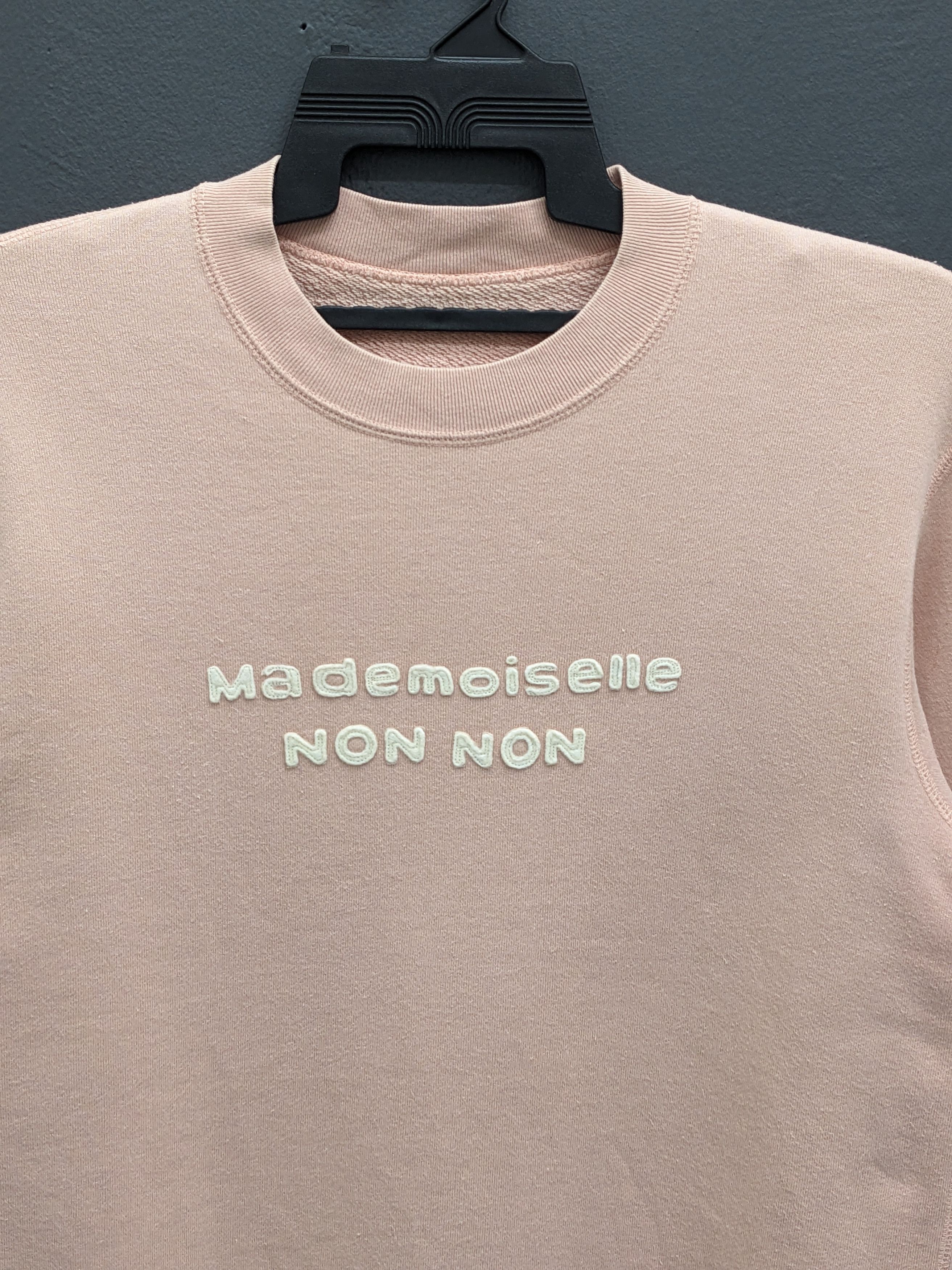 Issey Miyake Issey Miyake Mademoiselle Non Non Pink Crewneck Sweatshirt Size US M / EU 48-50 / 2 - 3 Thumbnail
