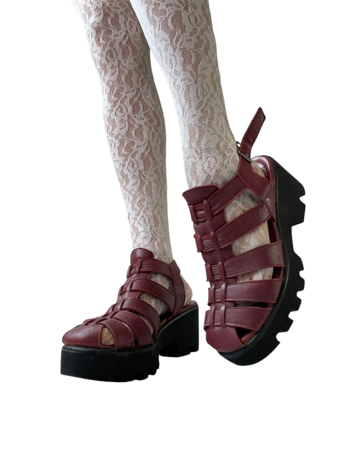 Vintage Vintage leather sandals Size US 8.5 / IT 38.5 - 1 Thumbnail