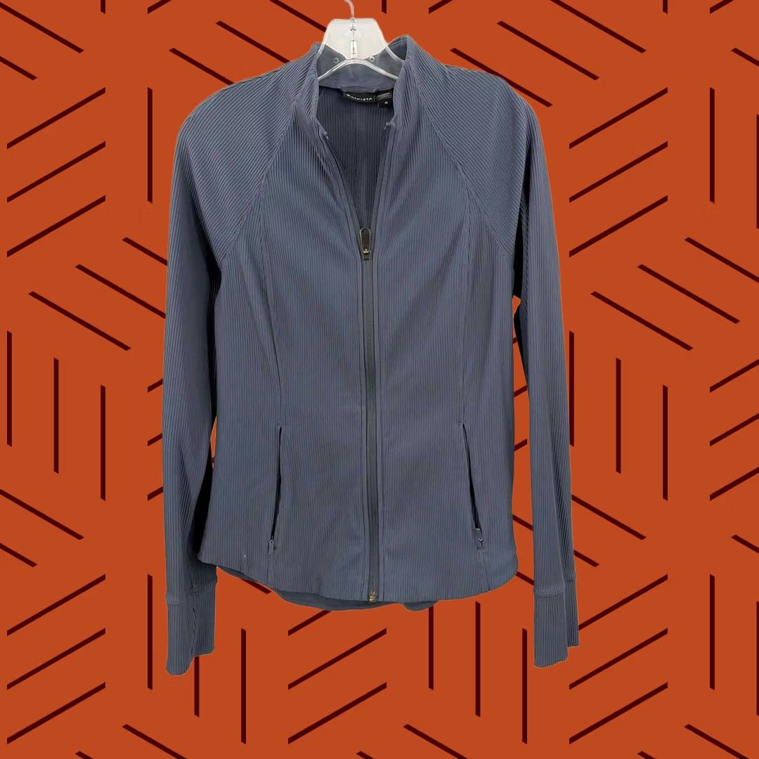 Athleta Athleta Jacket Size Medium Navy Athletic Pre-Owned Size M / US 6-8 / IT 42-44 - 1 Thumbnail