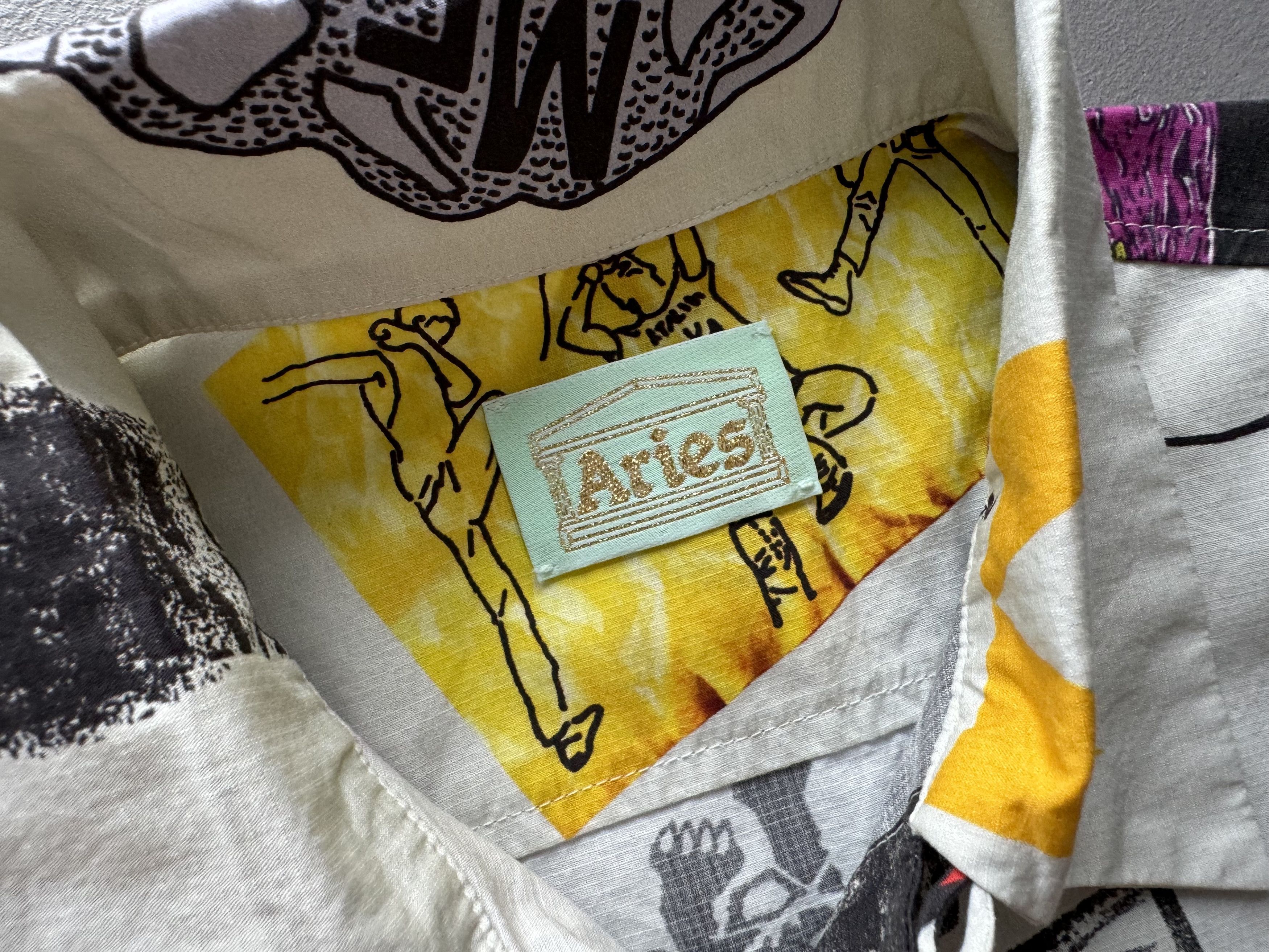 Aries Aries Camp Collar Multi Print Shirt, Size M Size US M / EU 48-50 / 2 - 5 Thumbnail