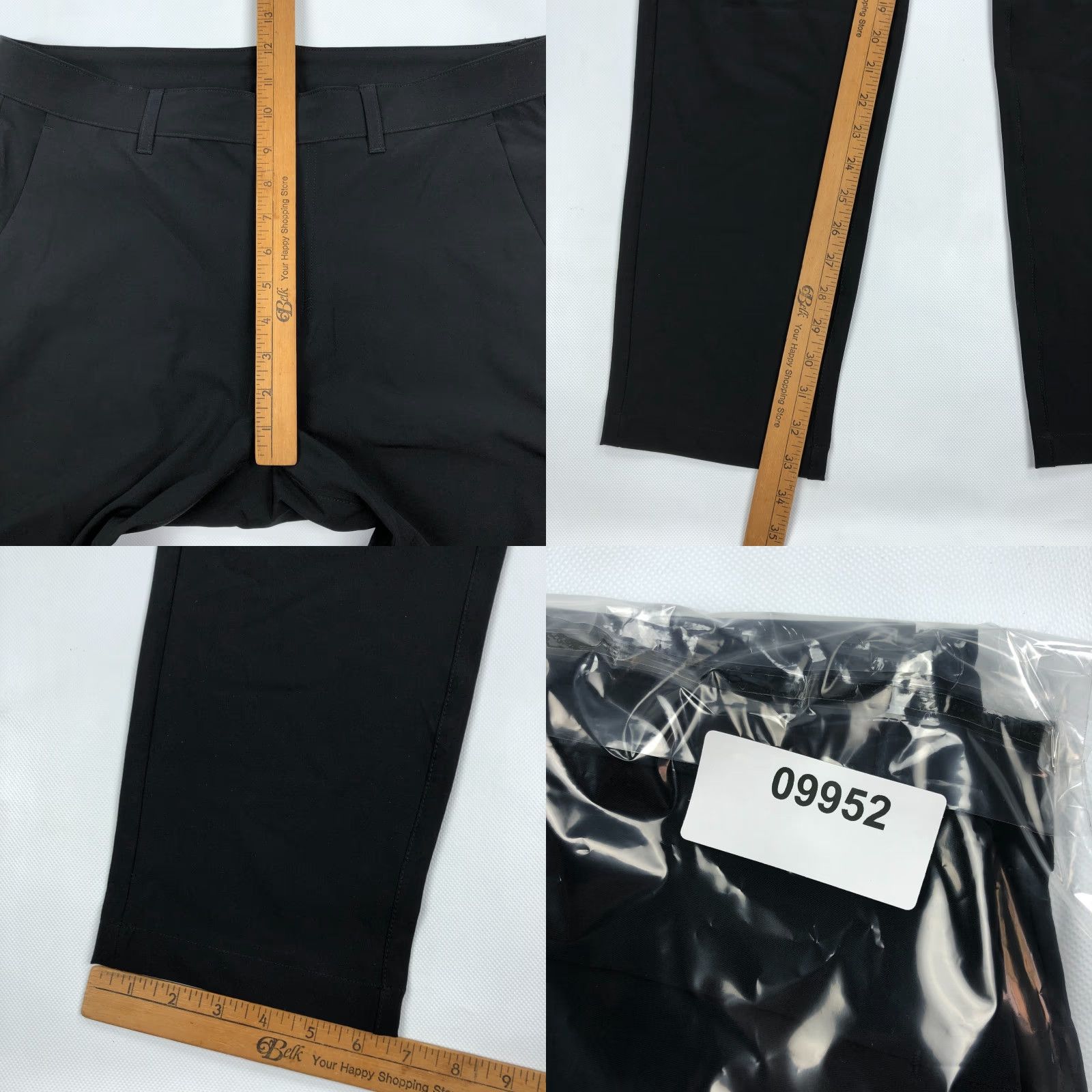 Fabletics Fabletics The Only Pants Slim Mens 33x34 Black Modern Chino Athletic Casual Workwear Urban Preppy City 9-5 Mens Size US 33 - 8 Thumbnail
