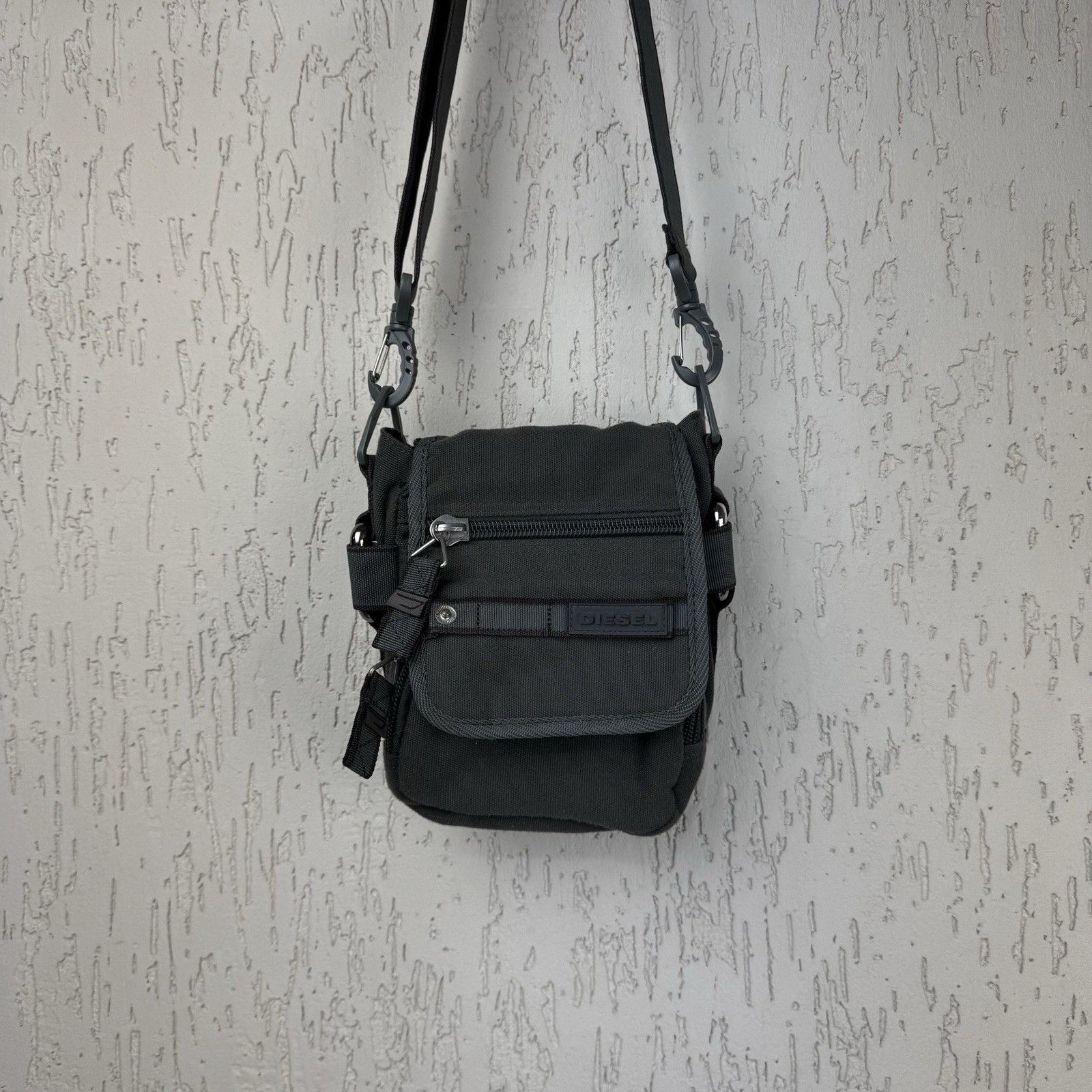 Diesel Vintage Diesel Crossbody Shoulder Bag Y2K Multi Pocket Messe Size ONE SIZE - 3 Thumbnail