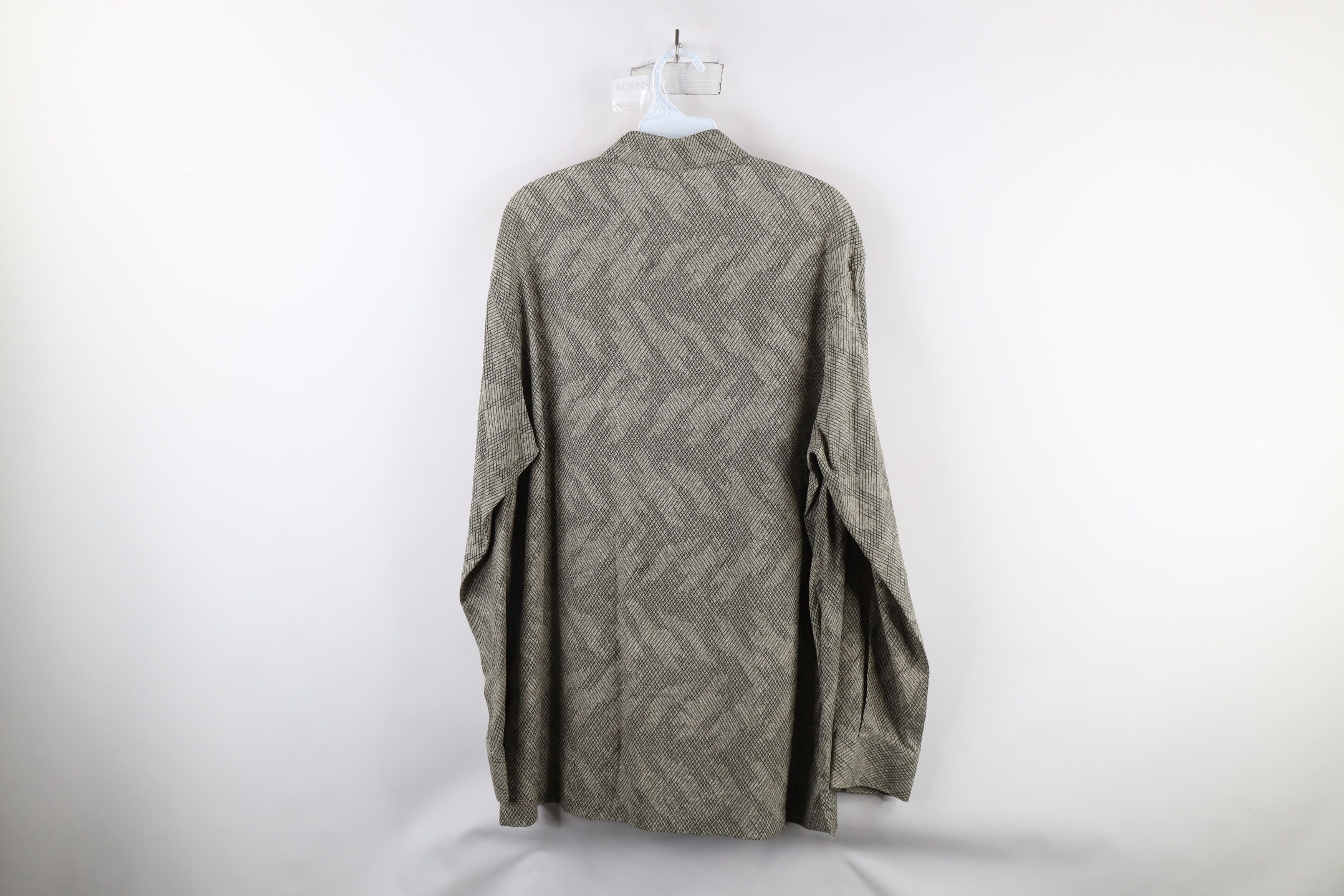Vintage Vintage 90s Streetwear Cross Hatch Long Sleeve Button Shirt Size US M / EU 48-50 / 2 - 5 Thumbnail