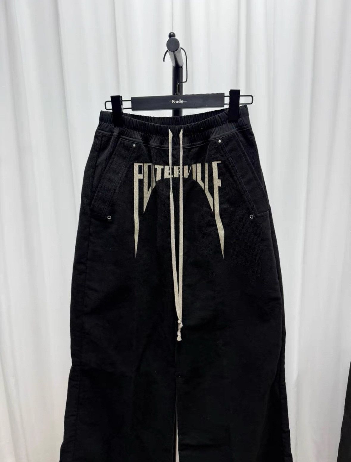 Rick Owens Rick Owens 24AW Embroidered Flared Pants Size US 31 - 2 Thumbnail