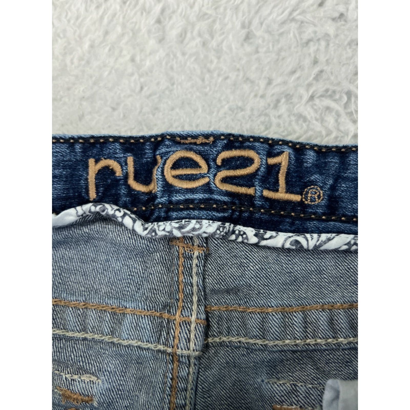 Vintage Rue 27 Blue Denim Jeans Mid Rise Boot Medium Wash Cotton Blend Women's Jeans Rue 27 Blue Denim Bootcut 5-Pocket Girls? Size 27" / US 4 / IT 40 - 3 Thumbnail