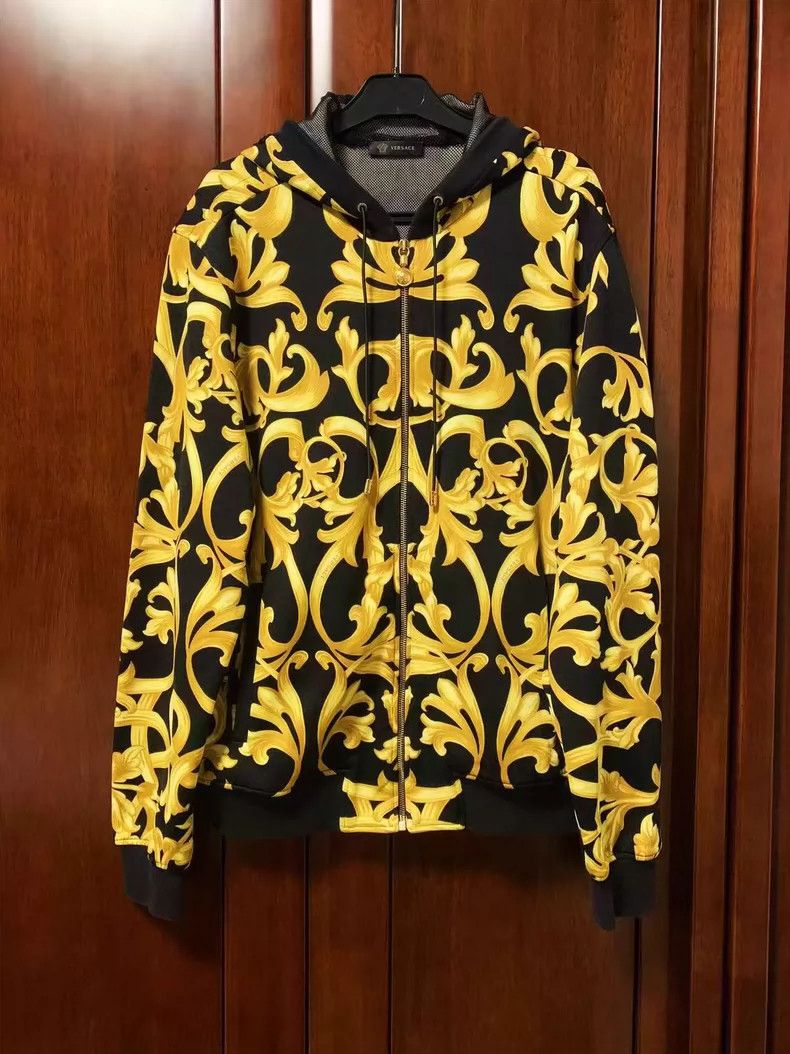 Versace Versace Men's Baroque Print Jacket - dmc Size US L / EU 52-54 / 3 - 1 Thumbnail