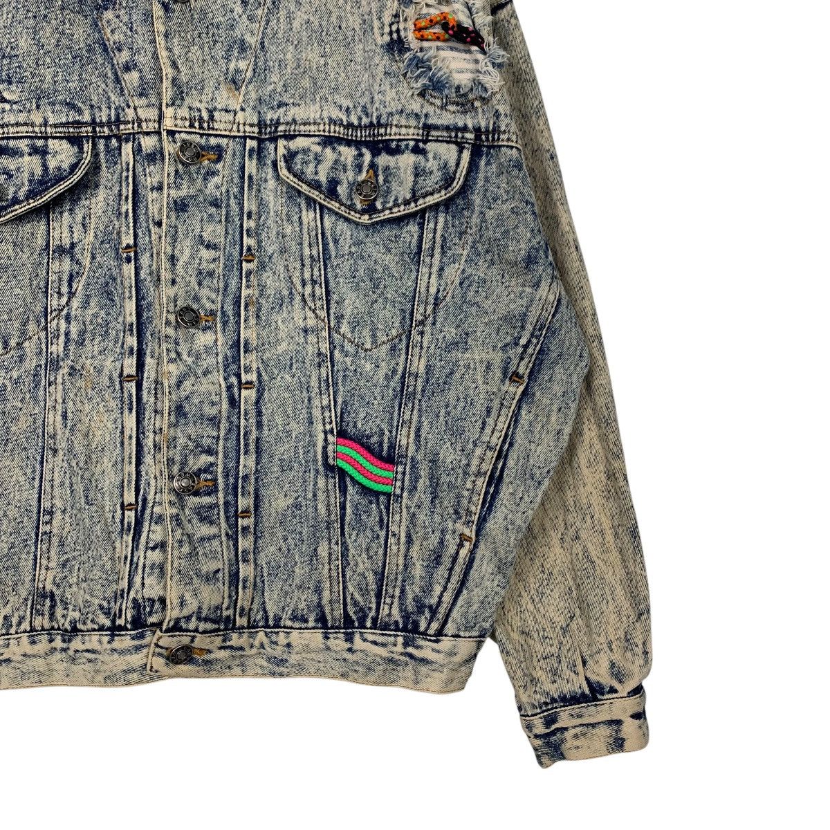 Japanese Brand EAST WEST by Panda Group Stone Wash Denim Jacket #2185-C97 Size US M / EU 48-50 / 2 - 4 Thumbnail