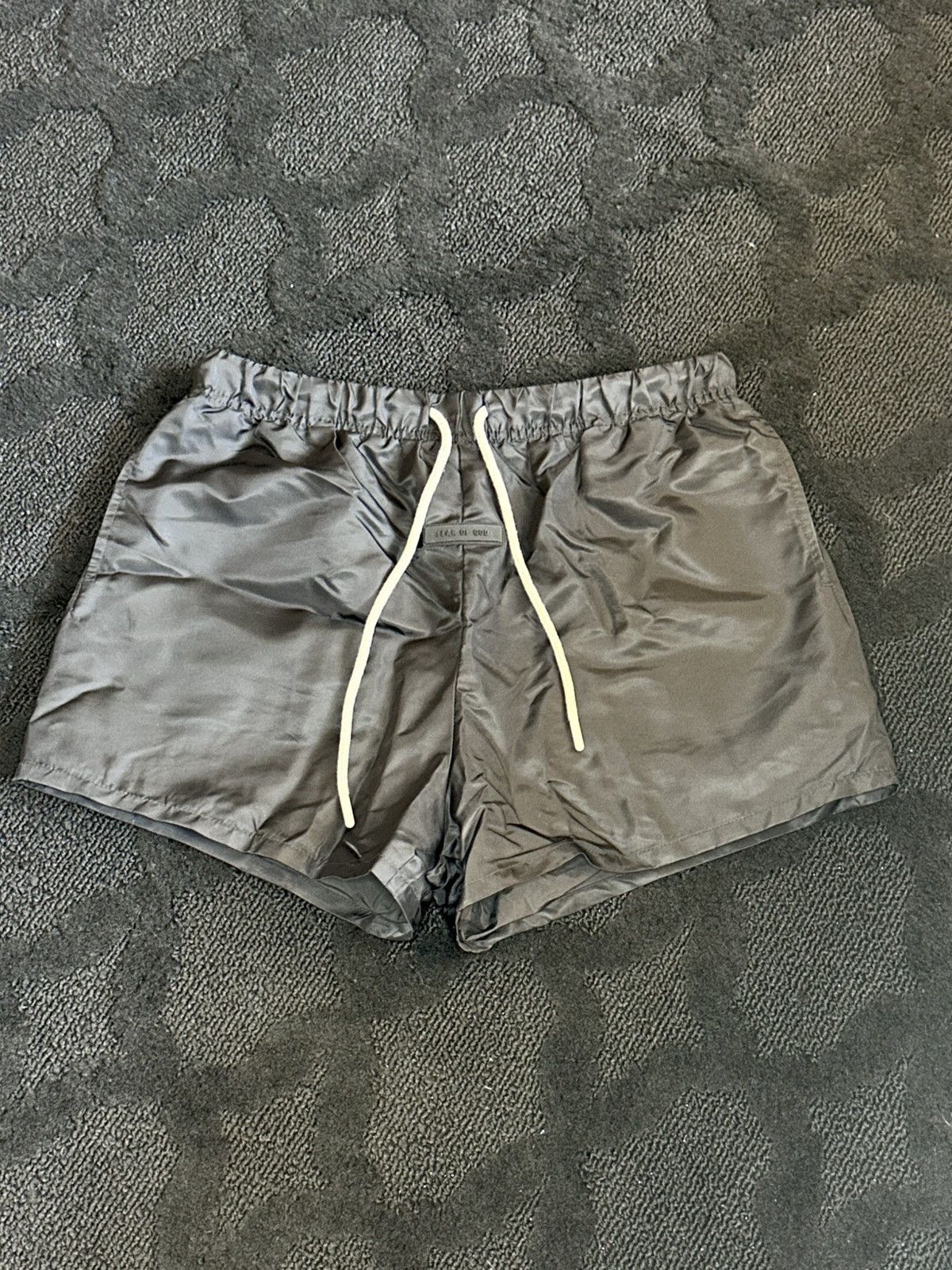 Fear of God Fear of God Medium Black Running Shorts Size US 33 - 1 Thumbnail