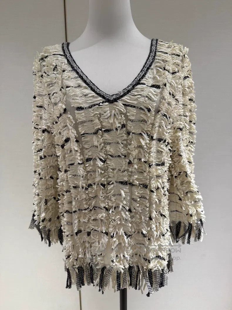 Chanel Chanel Waterfall series tassel long sleeves Size XS / US 0-2 / IT 36-38 - 1 Thumbnail