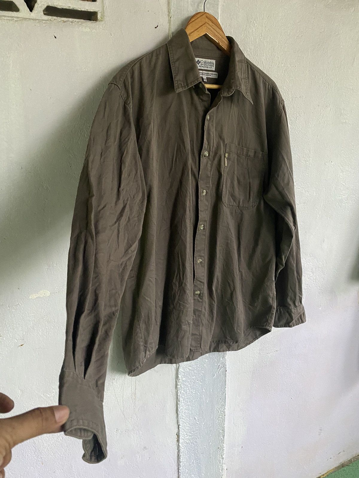 Columbia × Vintage Columbia Shirt Long Sleeve Button Front Pocket Vtg Outdoors Size US M / EU 48-50 / 2 - 5 Thumbnail