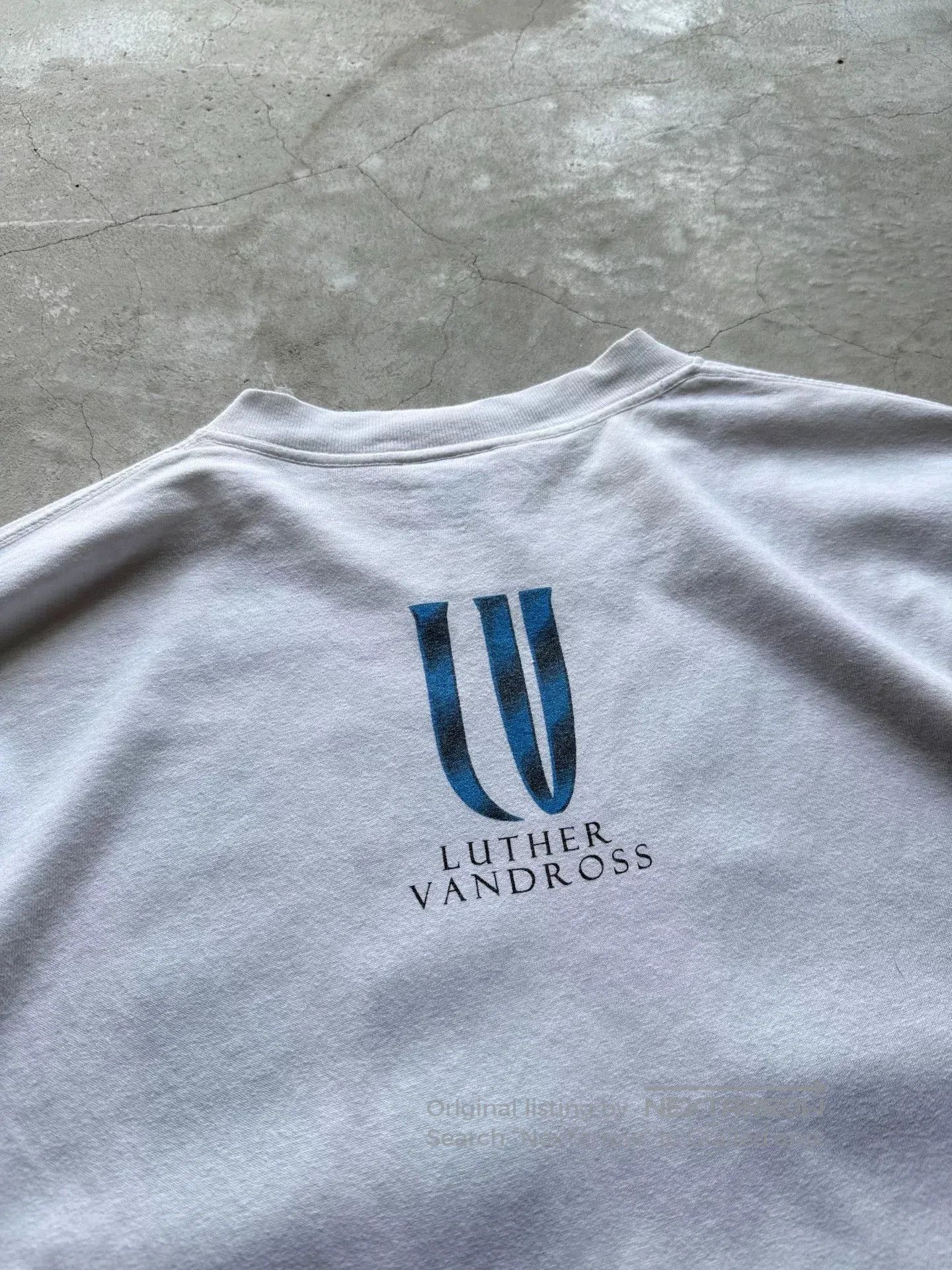 Vintage Vintage 90s Luther Vandross Tour Tee. Size US L / EU 52-54 / 3 - 7 Thumbnail