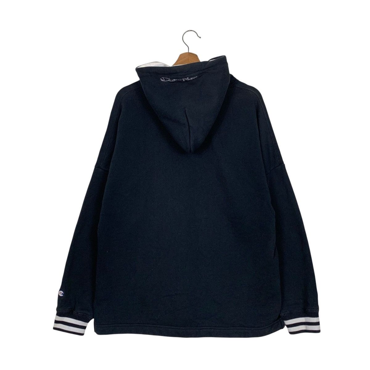 Champion CHAMPION Big Logo Pullover Hoodie Sweatshirt #3546-C162 Size US L / EU 52-54 / 3 - 14 Thumbnail
