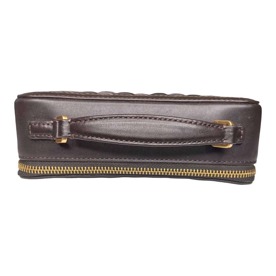 Tory Burch Tory Burch Britten Woven Top Handle Chain Mini Shoulder Bag Size ONE SIZE - 7 Thumbnail