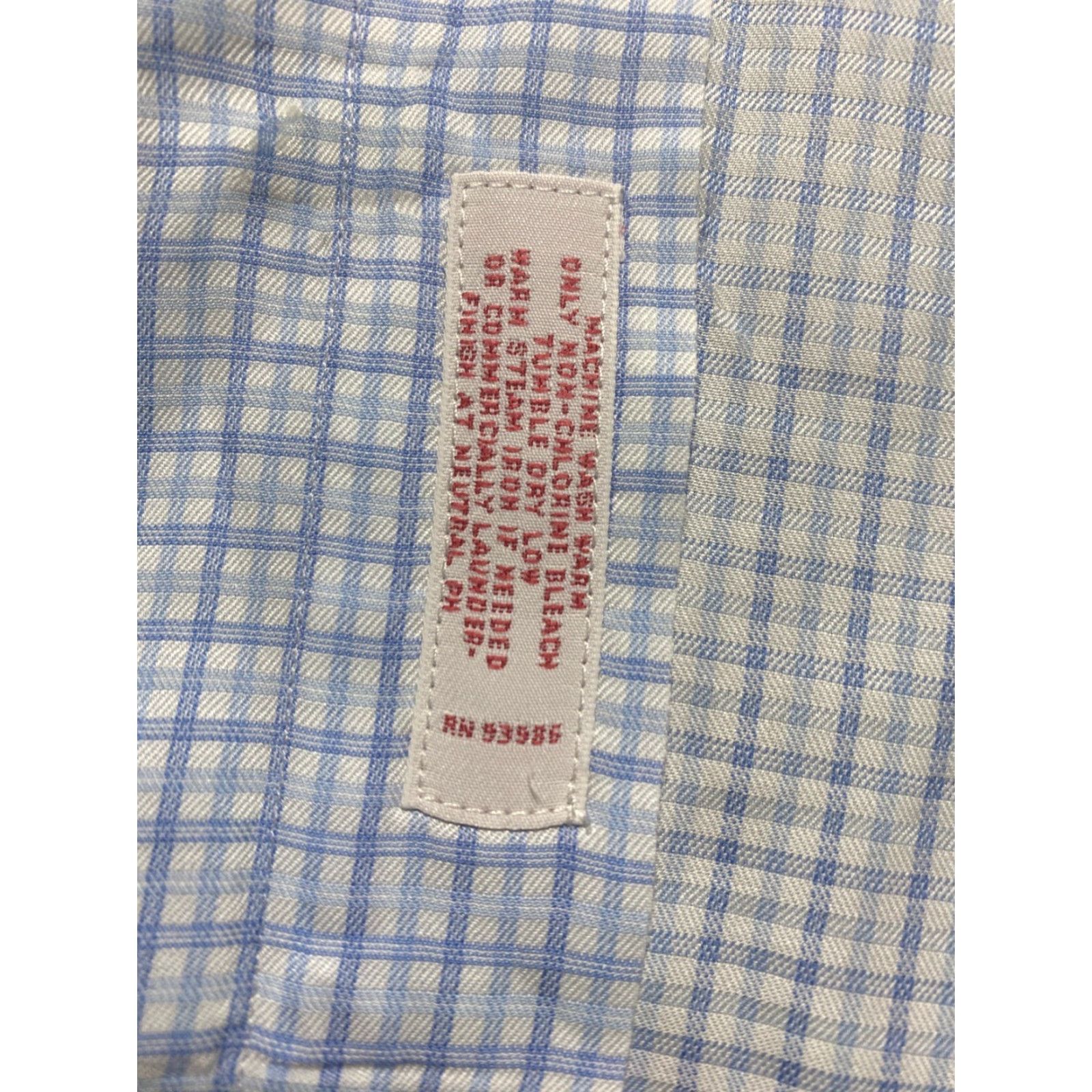 Brooks Brothers VINTAGE Brooks Brothers Makers and Merchants Madison Shirt 15-35 Blue Check Made In USA Size US M / EU 48-50 / 2 - 7 Thumbnail