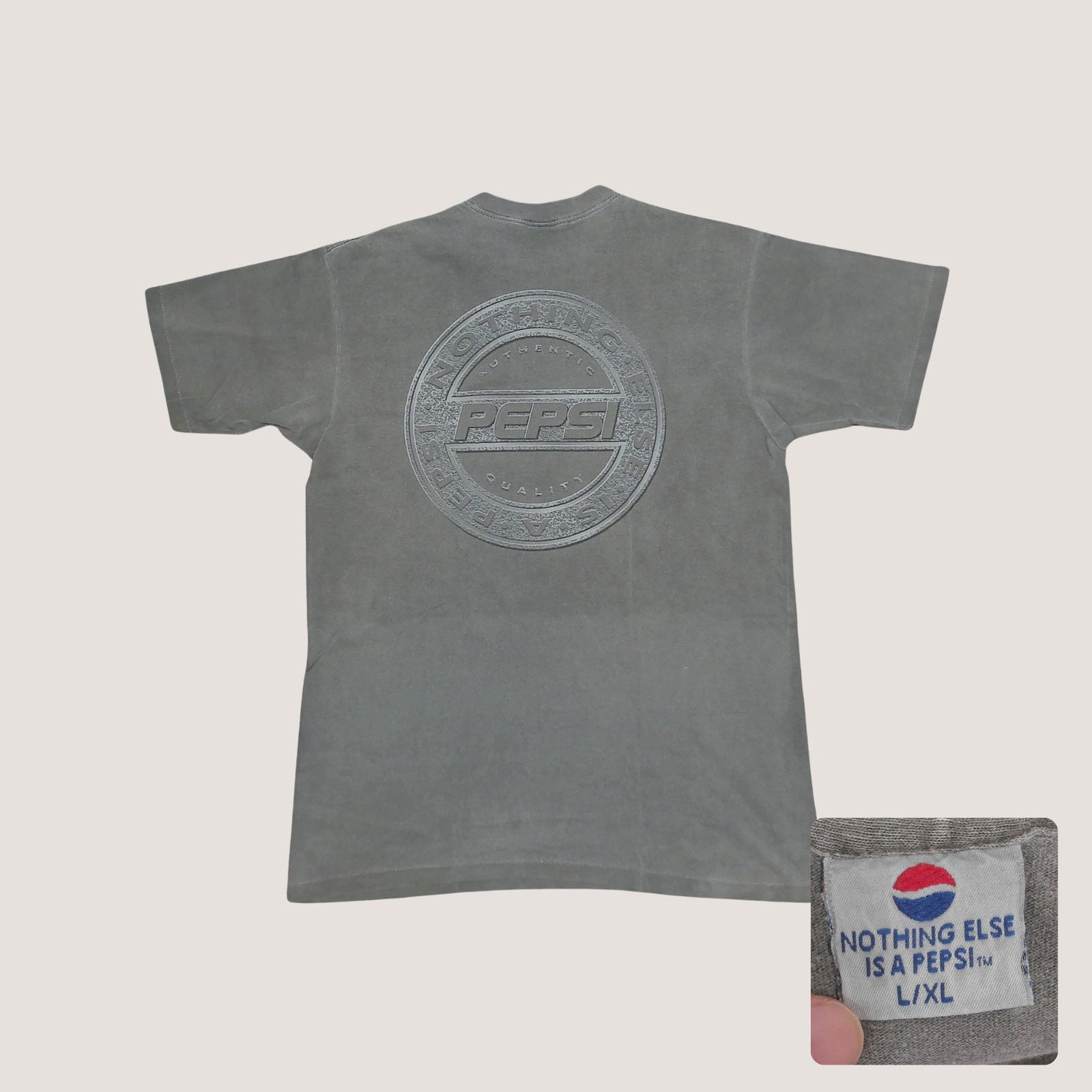 Pepsi 90s Archive Pepsi Sun Faded Single Stitch Oversized Tee XXL Size US XXL / EU 58 / 5 - 1 Thumbnail