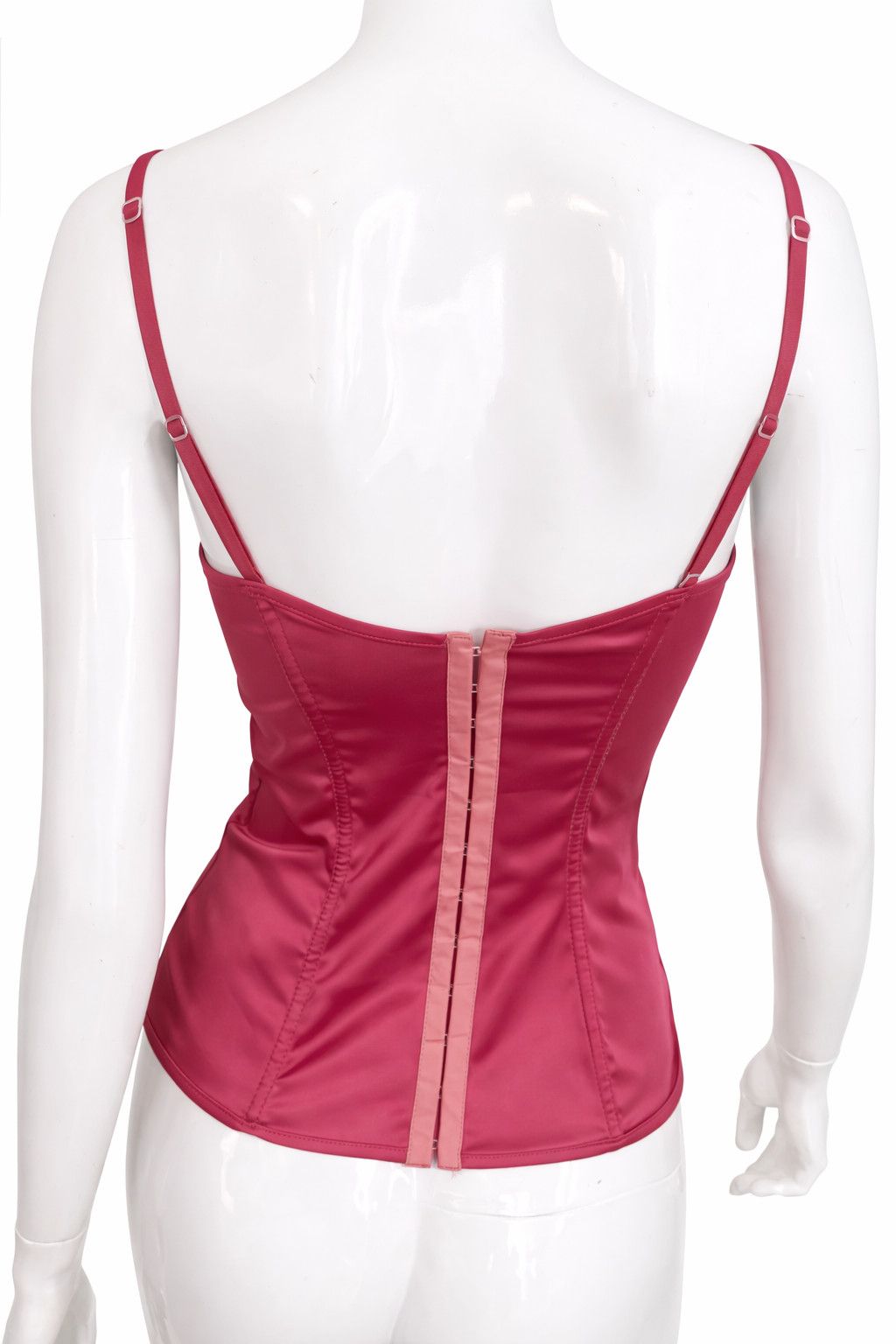 Dolce & Gabbana Dolce & Gabbana D&G Pink Logo Text Corset Top Bustier Size M / US 6-8 / IT 42-44 - 2 Thumbnail