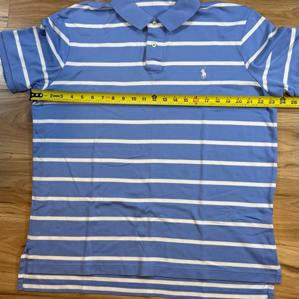 Polo Ralph Lauren Polo Ralph Lauren Men’s XL Stripe Polo Shirt Blue Size US XL / EU 56 / 4 - 5 Thumbnail