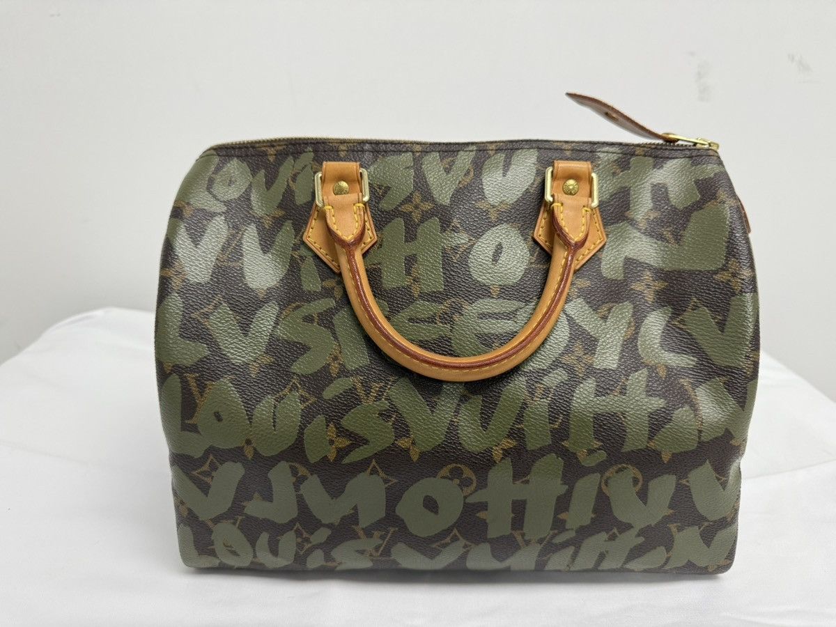 Louis Vuitton × Stephen Sprouse Louis Vuitton Stephen Sprouse Green Graffiti Speedy 30 Size ONE SIZE - 5 Thumbnail