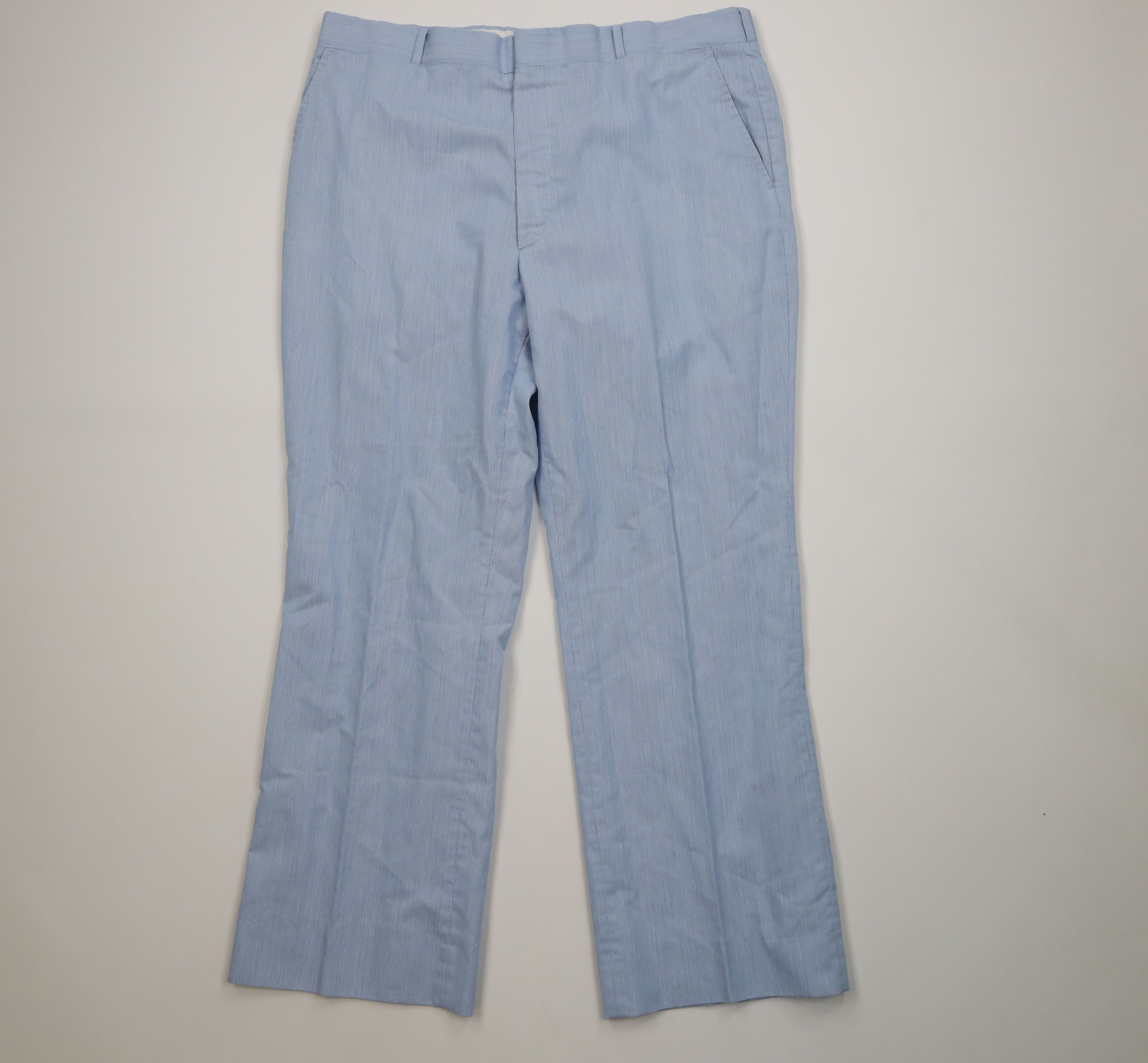 Vintage Vintage 70s Streetwear Flared Wide Leg Chino Pants USA Size US 36 / EU 52 - 1 Thumbnail