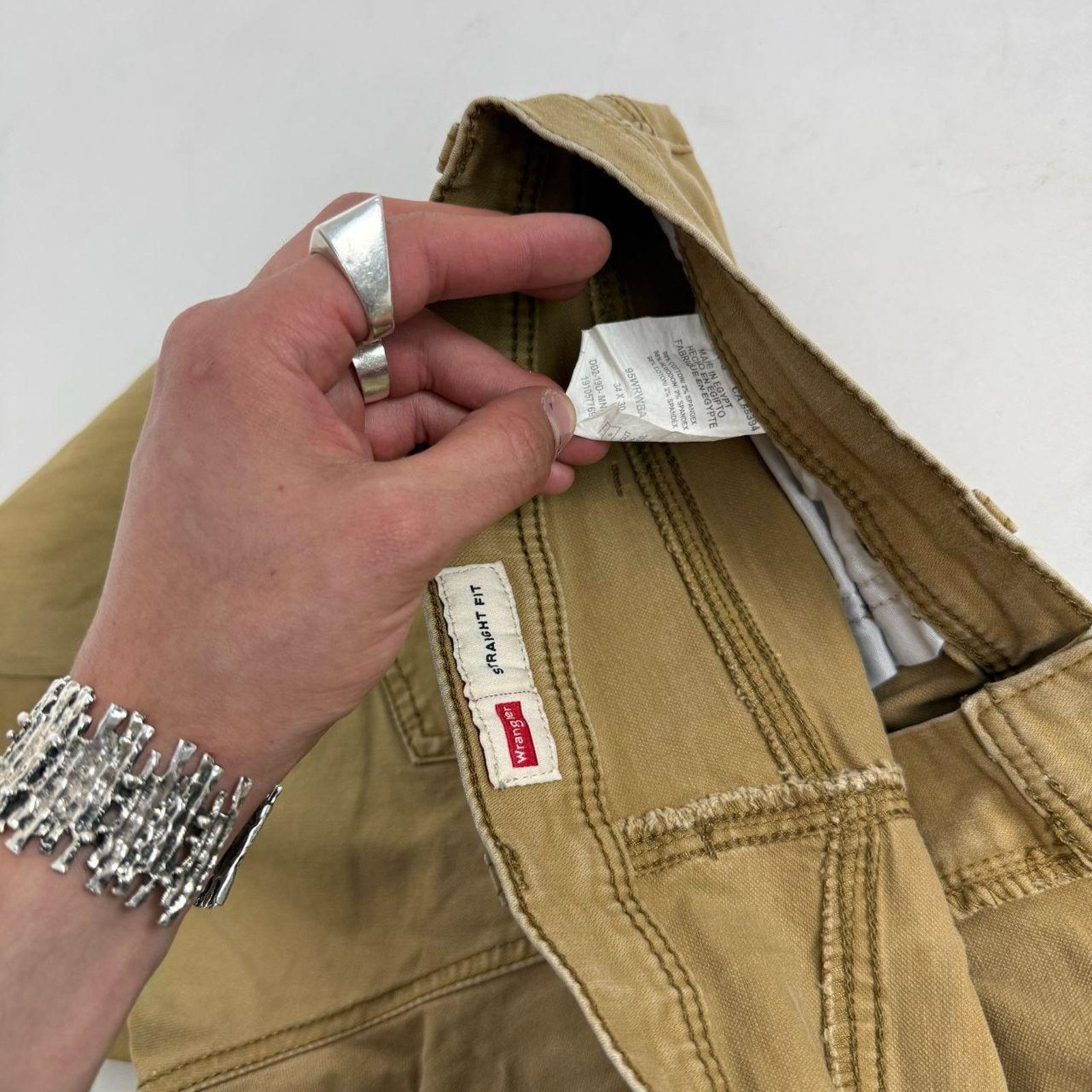 Evisu × Japanese Brand × Vintage Vintage y2k grunge faded wrangler archive skater work pants Size US 32 / EU 48 - 6 Thumbnail