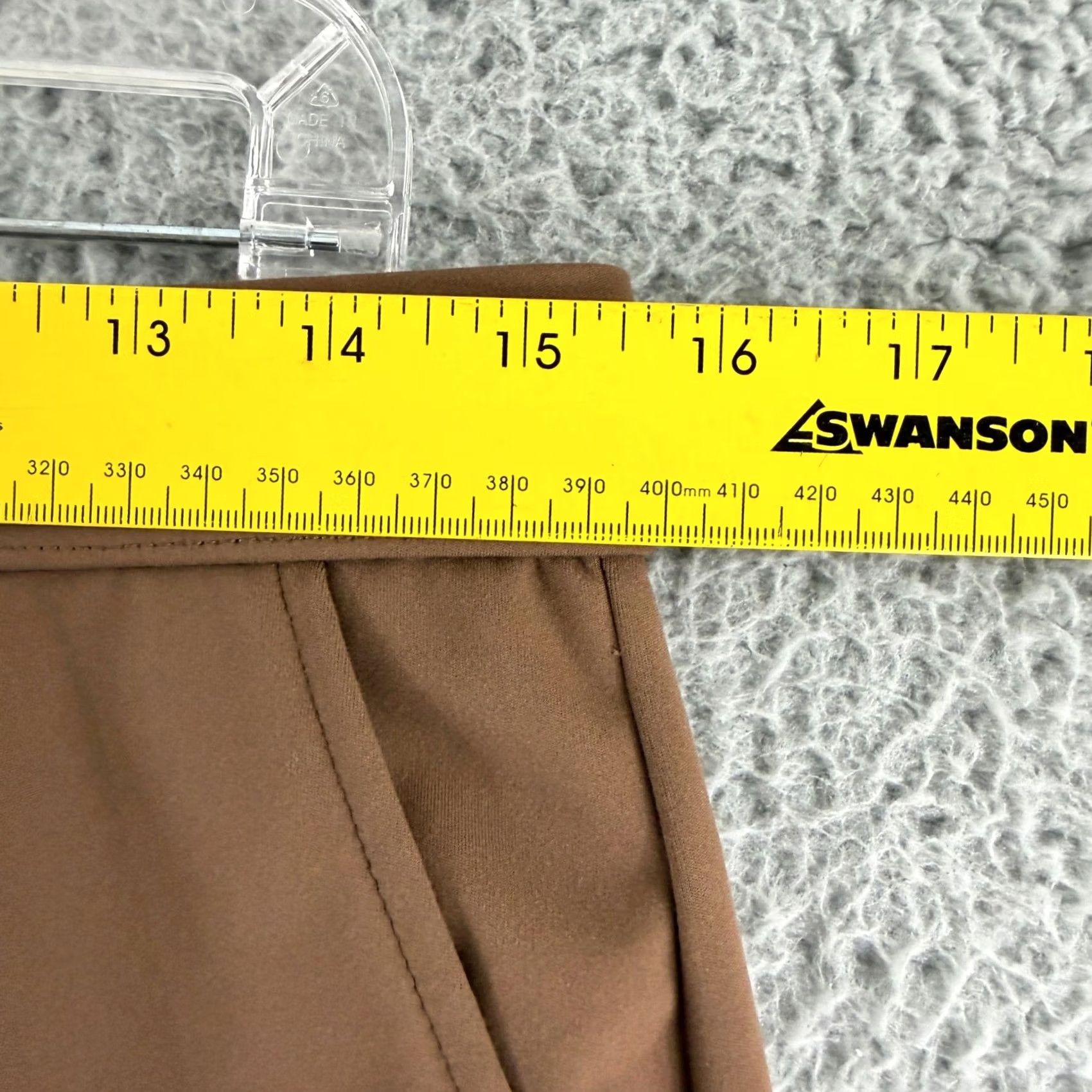 Vintage Halara Wide Leg Pants Women L Brown Pleated High Waisted NWT Size 36" / US 14 / IT 50 - 4 Thumbnail