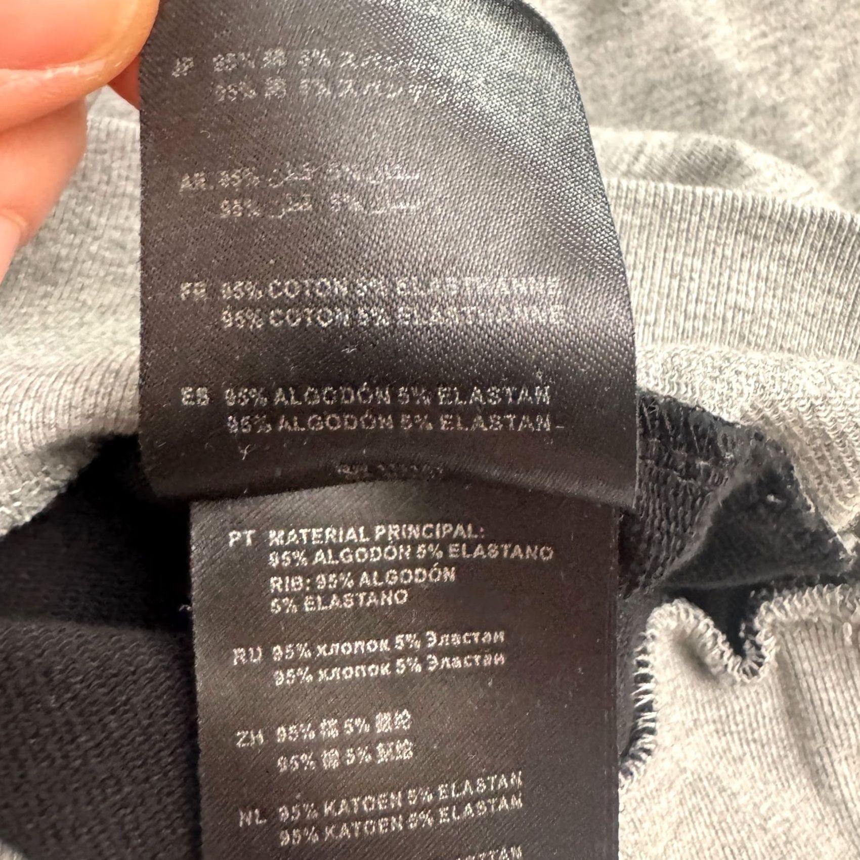 The North Face Antony Morato Colorblock Hoodie Pullover Sweatshirt Mens Small Black Gray Casual Size US S / EU 44-46 / 1 - 6 Thumbnail