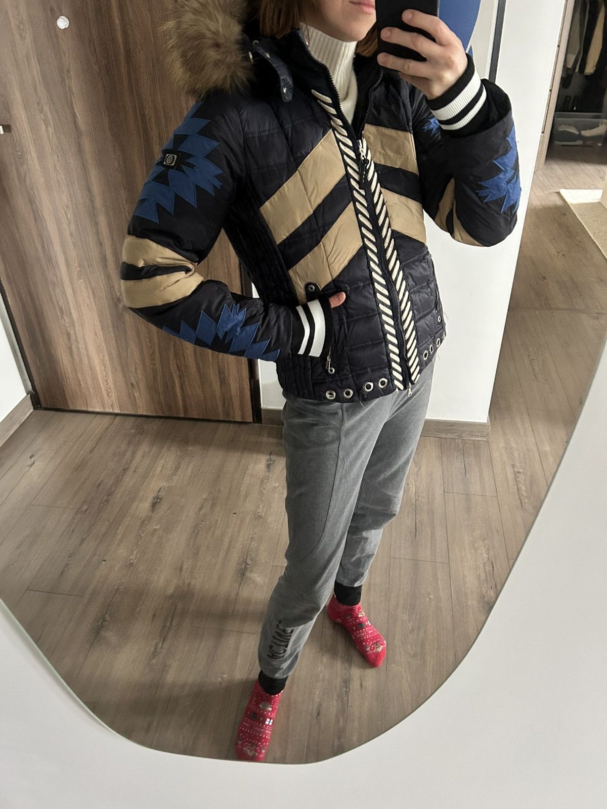 Bogner Bogner ski jacket blue aztec S-M Size M / US 6-8 / IT 42-44 - 21 Thumbnail
