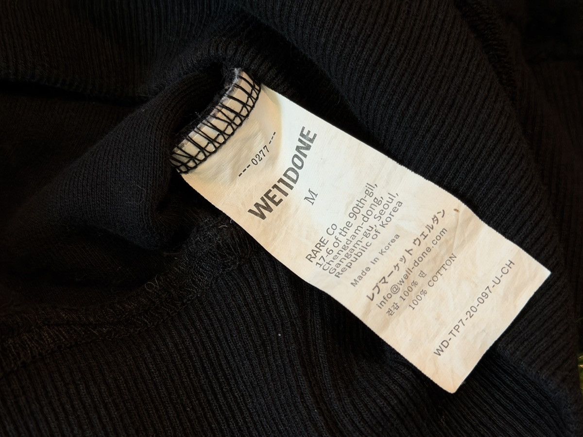 WE11DONE We11done Welldone Full Embroidery Sweatshirt Sweater Cropped Size US M / EU 48-50 / 2 - 6 Thumbnail